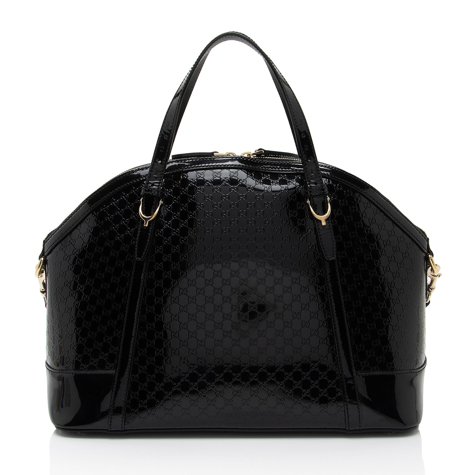 Gucci Leather Canvas Shoulder Bag