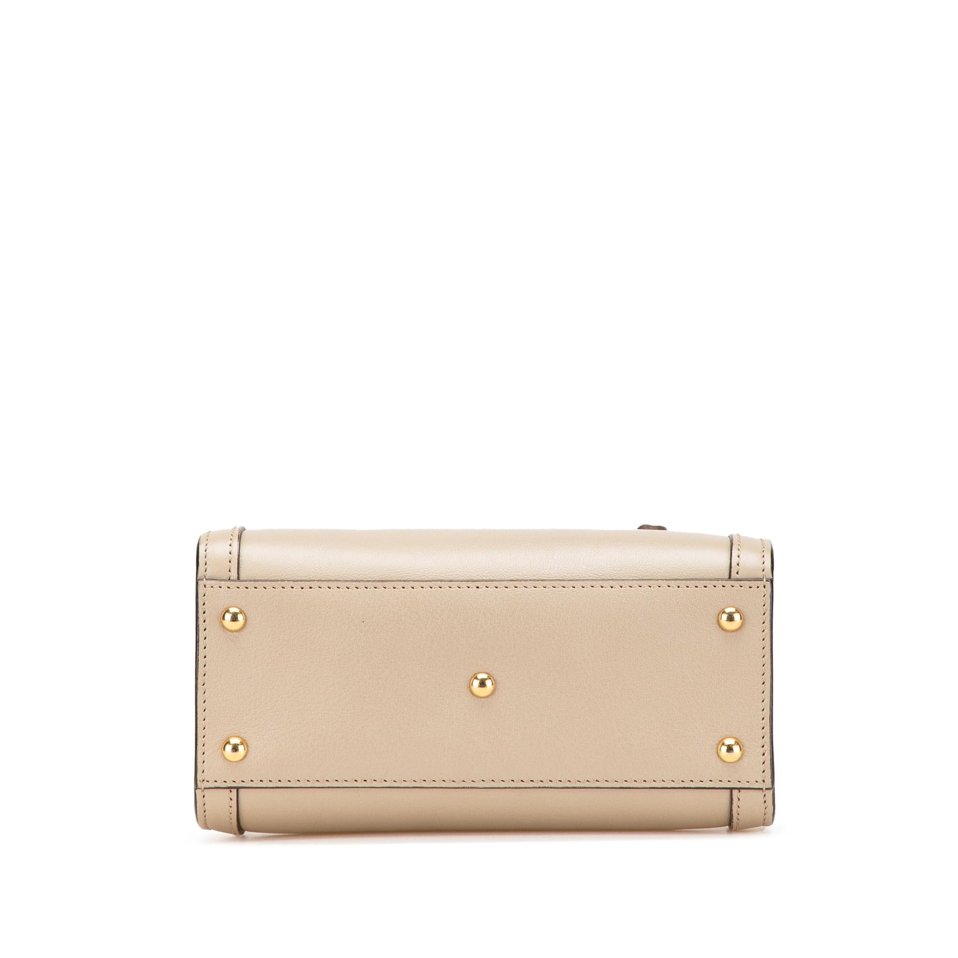 Gucci Mini Calfskin Bamboo Diana Satchel