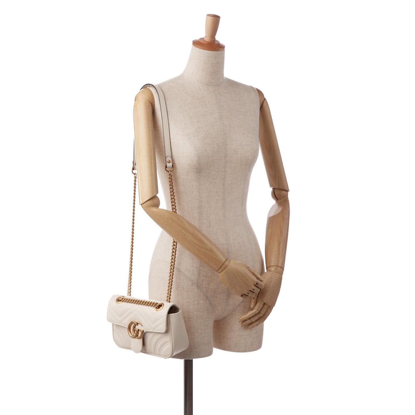 Gucci Mini GG Marmont Matelasse Crossbody Bag (SHG-PqL4OQ)