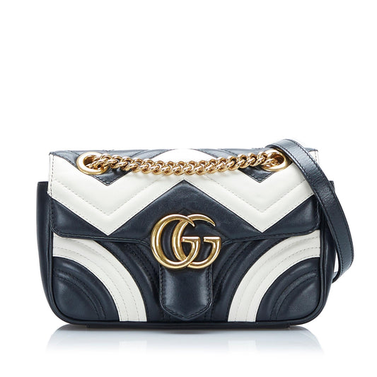 Gucci Mini GG Marmont Matelasse Crossbody (SHG-D34Sk3)