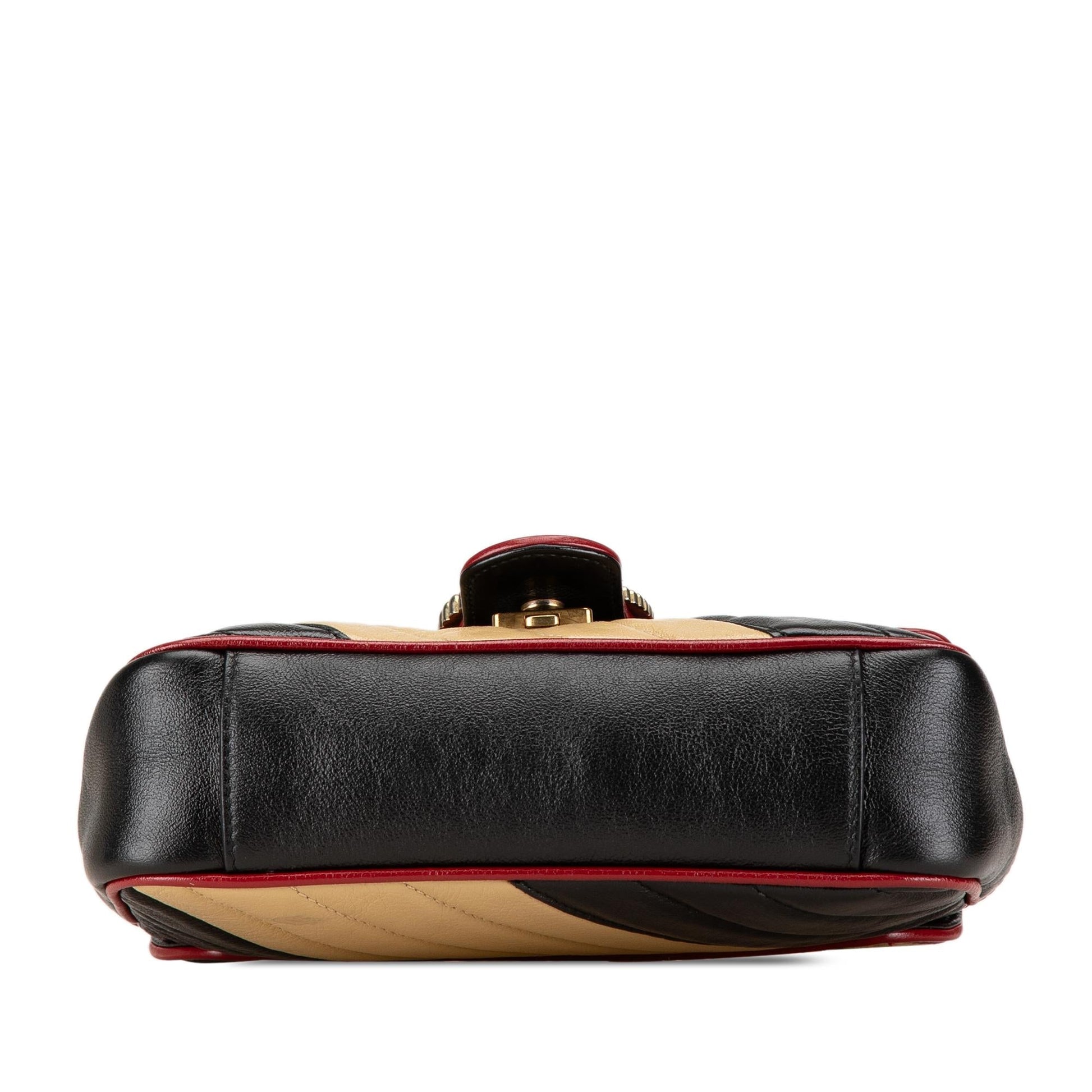 Gucci Mini GG Marmont Matelasse Leather Torchon Flap Crossbody