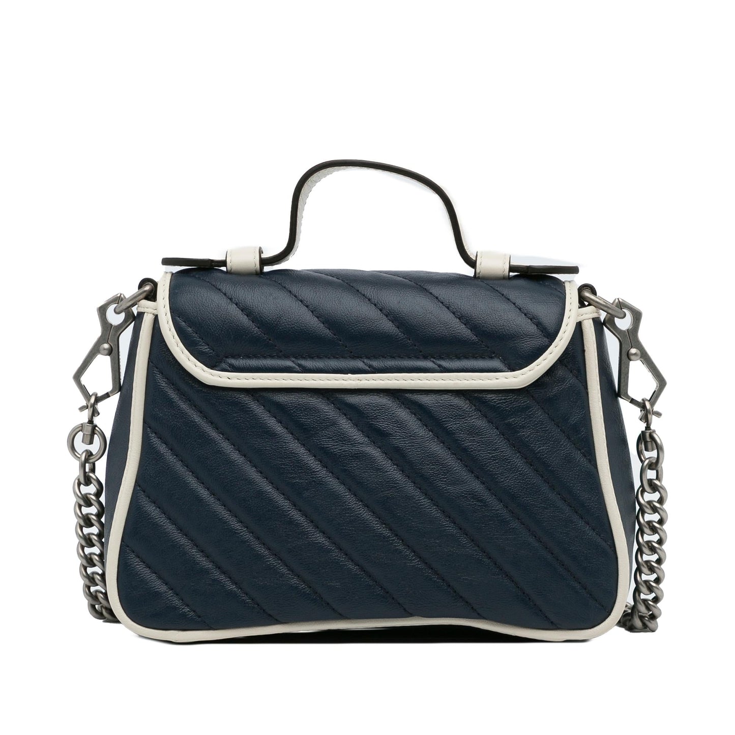 Gucci Mini GG Marmont Torchon Top Handle Bag (SHG-WZvkah)