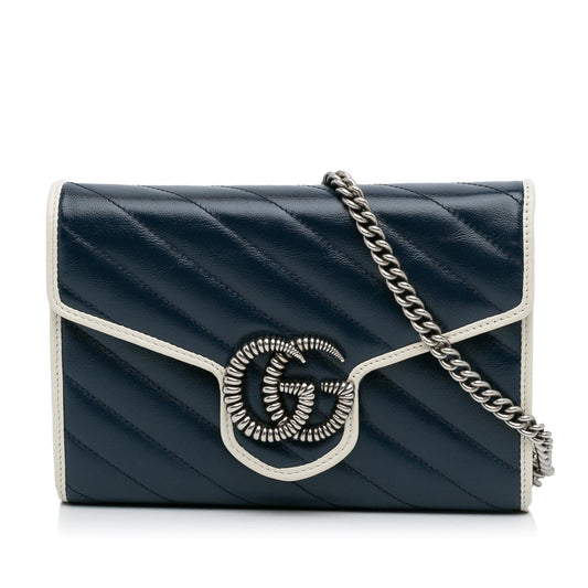 Gucci Mini GG Marmont Wallet on Chain (SHG-QYIeTn)
