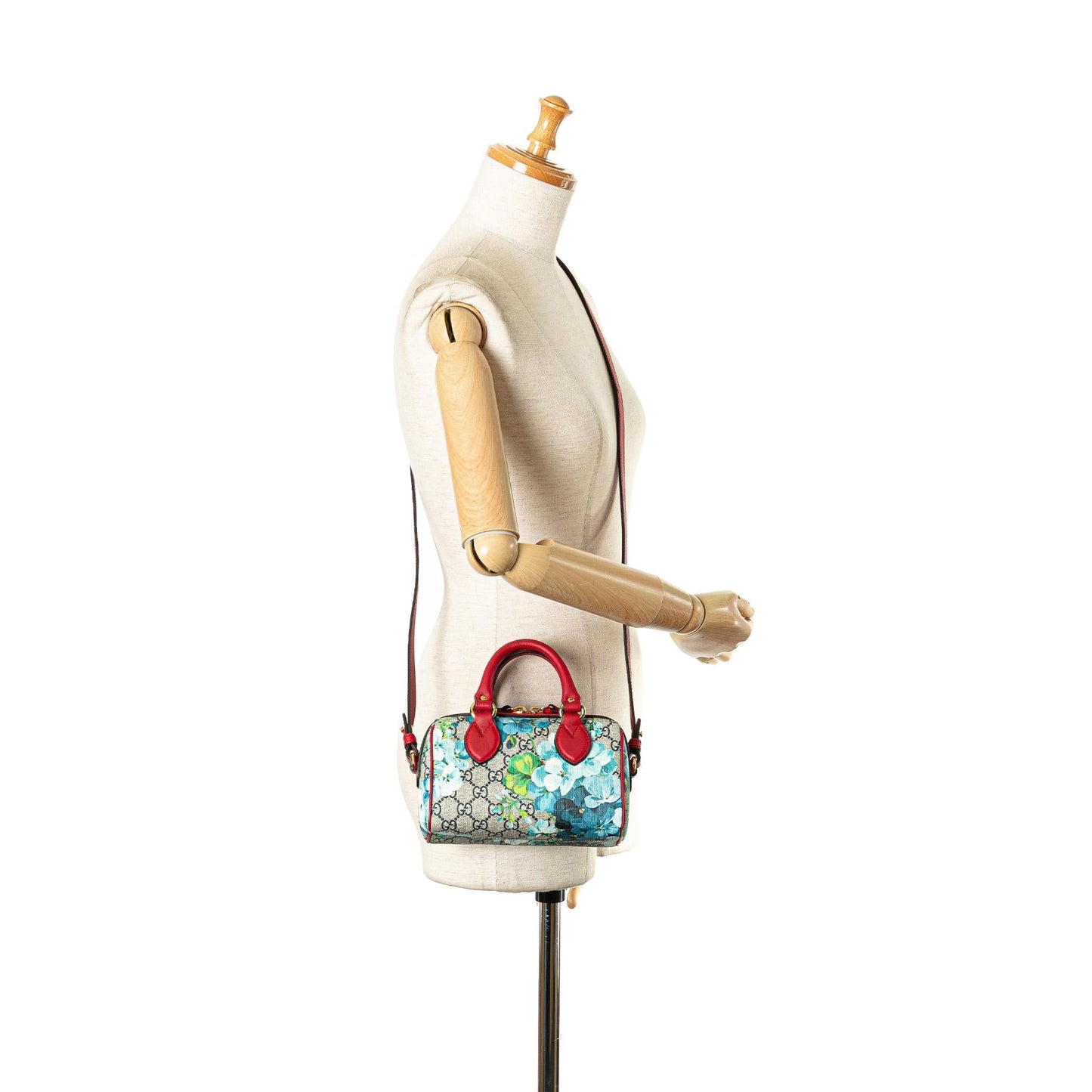 Gucci Mini GG Supreme Blooms Boston (SHG-HVA2nl)