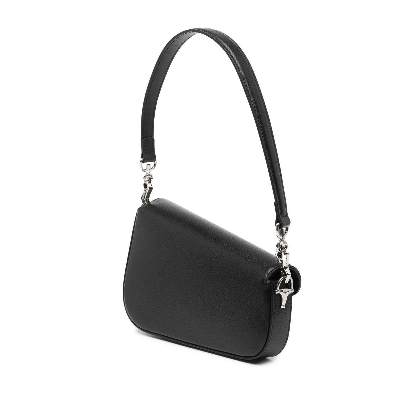 Gucci Mini Leather Asymmetric Horsebit 1955 Satchel