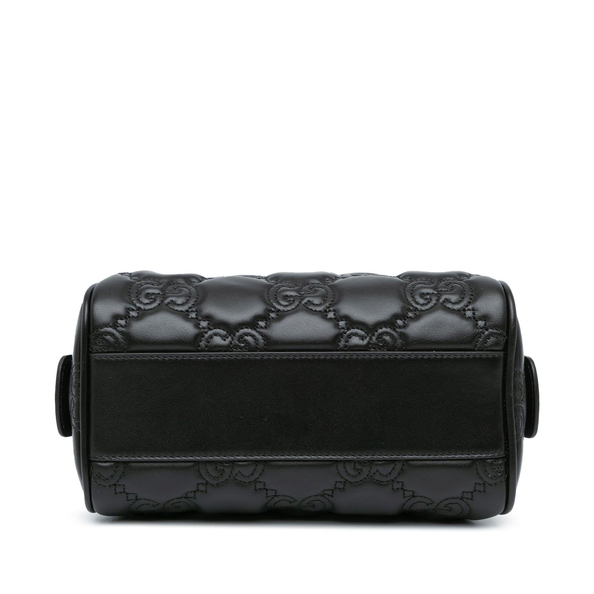 Gucci Mini Leather GG Matelasse Marmont Satchel (SHG-VvAtty)