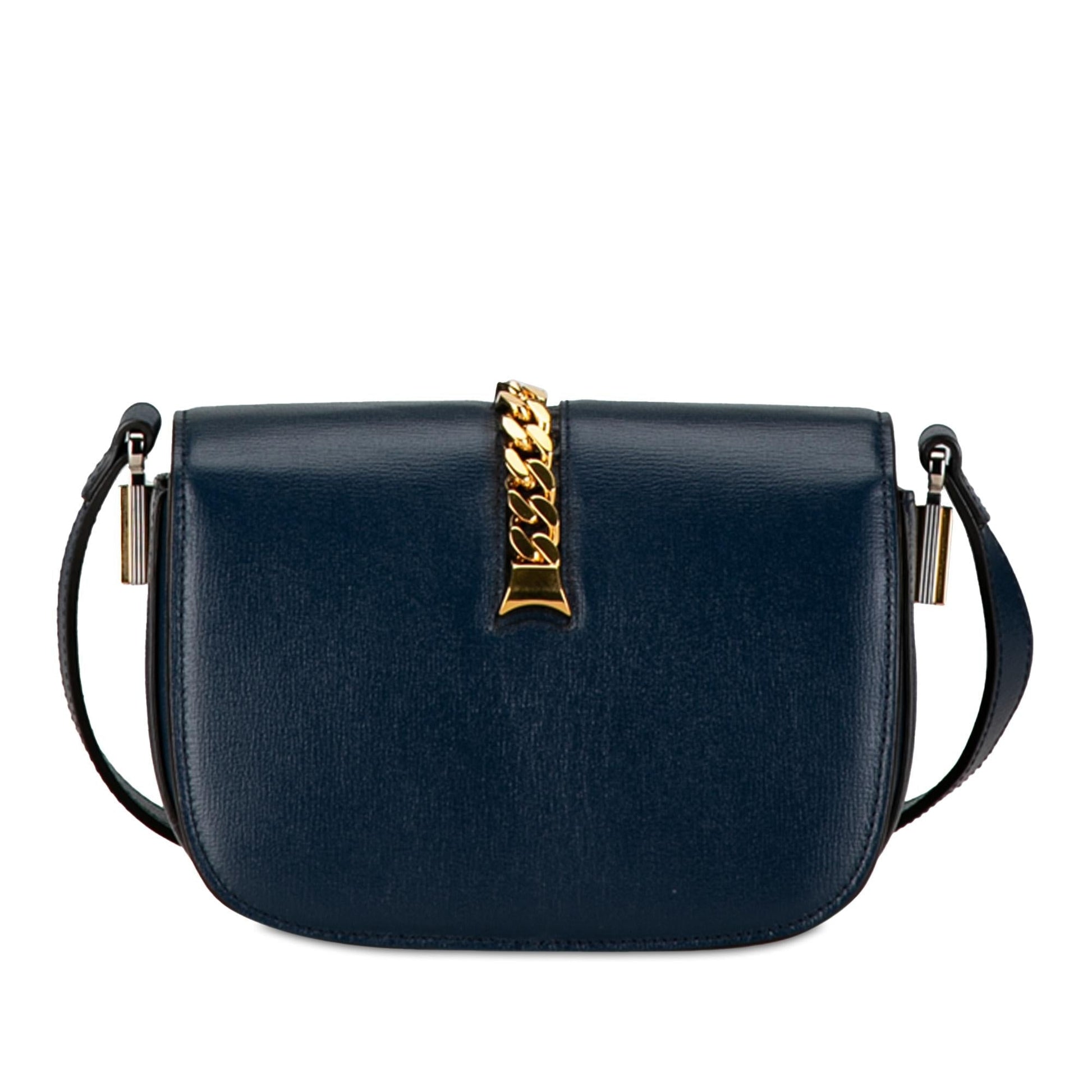 Gucci Mini Leather Sylvie 1969 Crossbody (SHG-eVMi3f)