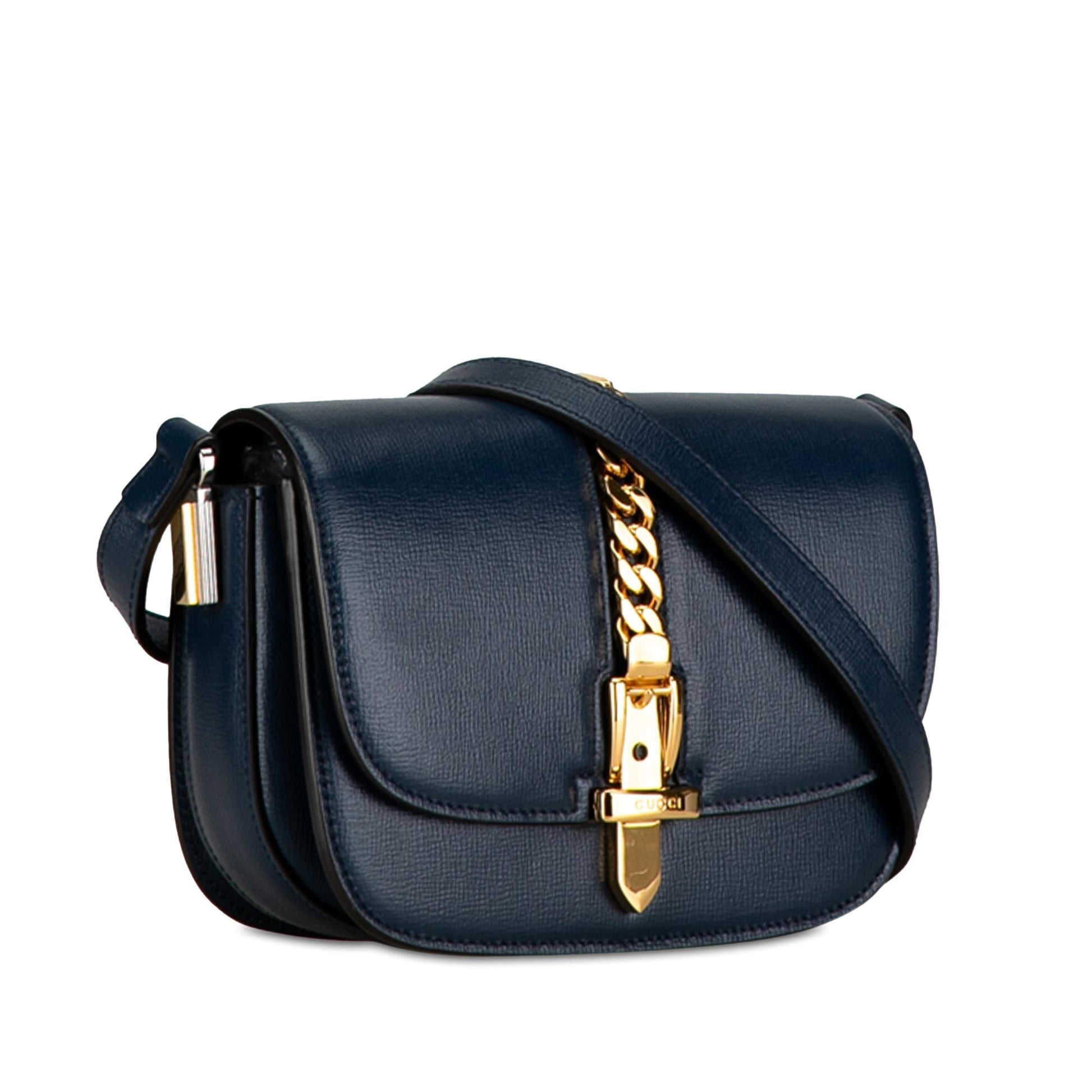 Gucci Mini Leather Sylvie 1969 Crossbody (SHG-OYMfne)