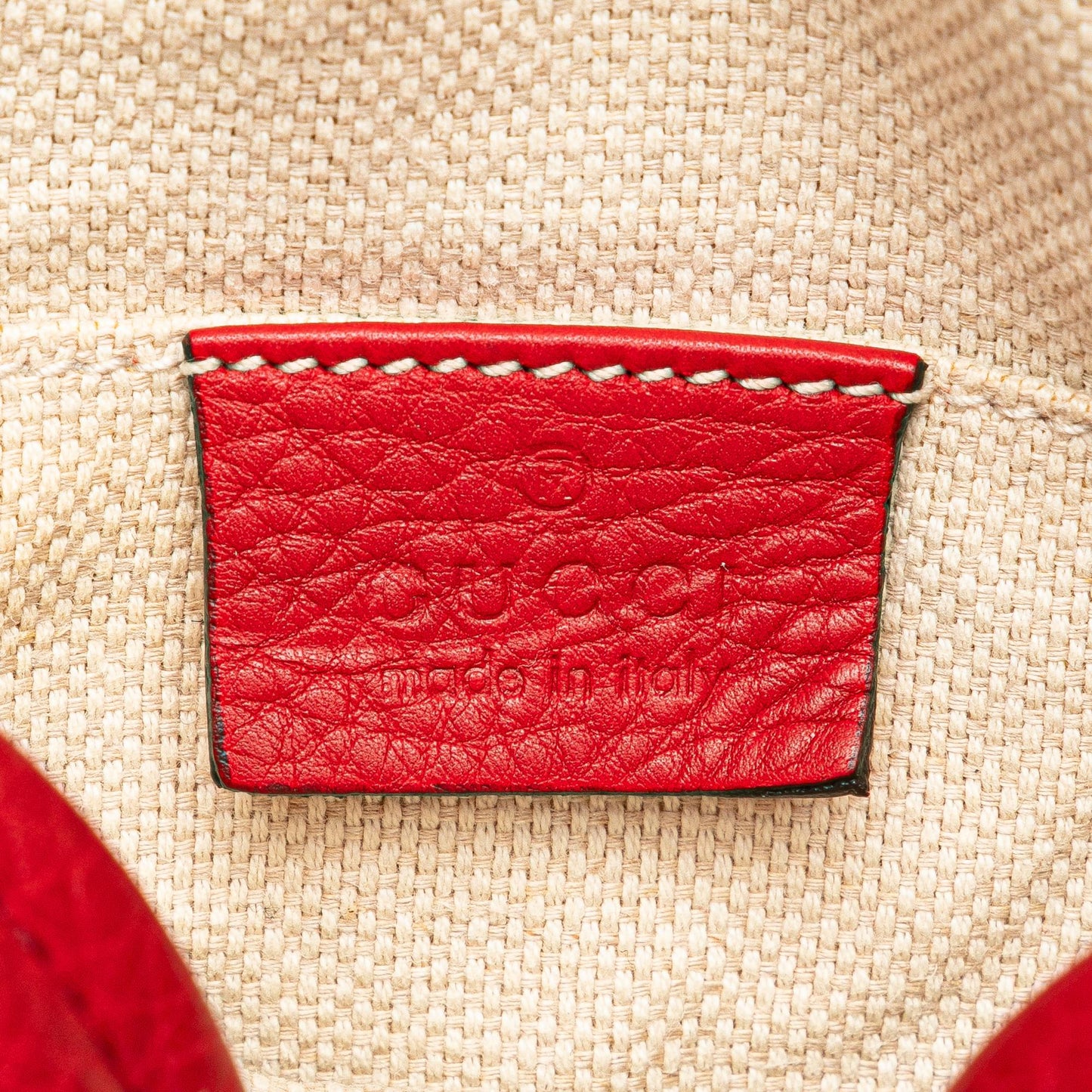 Gucci Mini Pebbled Calfskin Soho Chain Crossbody