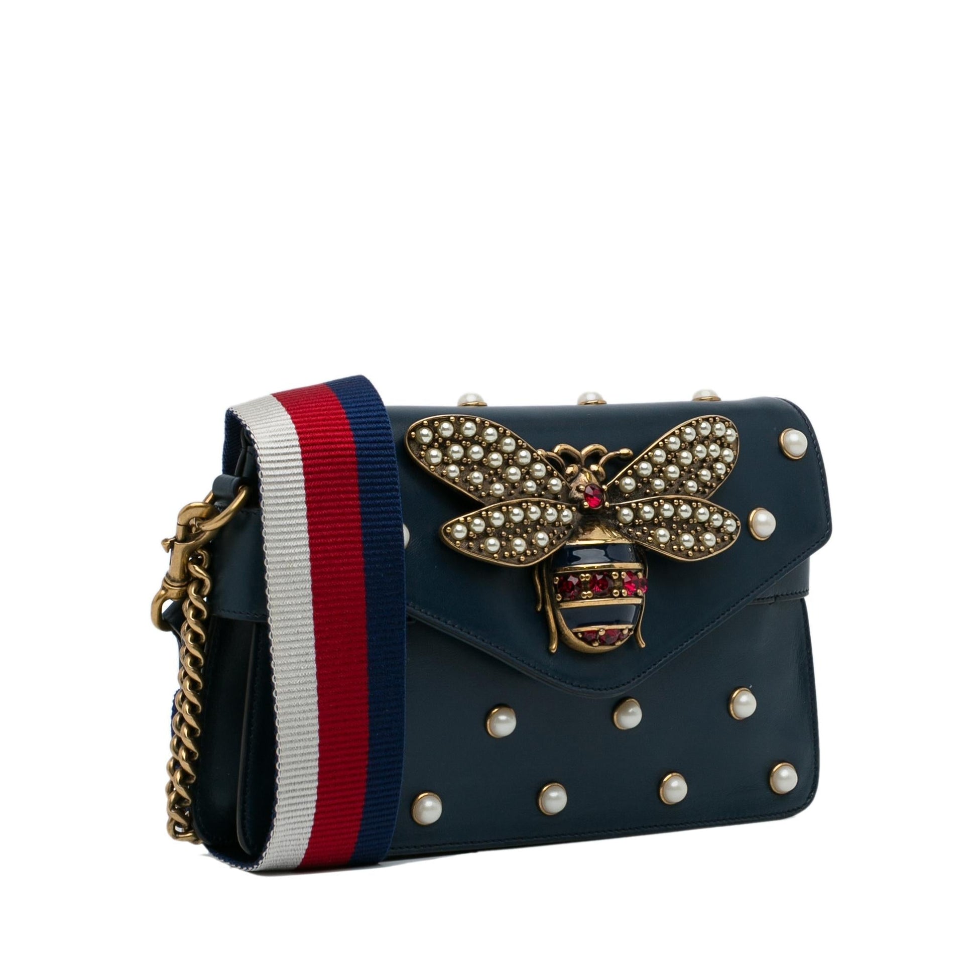 Gucci Leather Mini Shoulder Bag