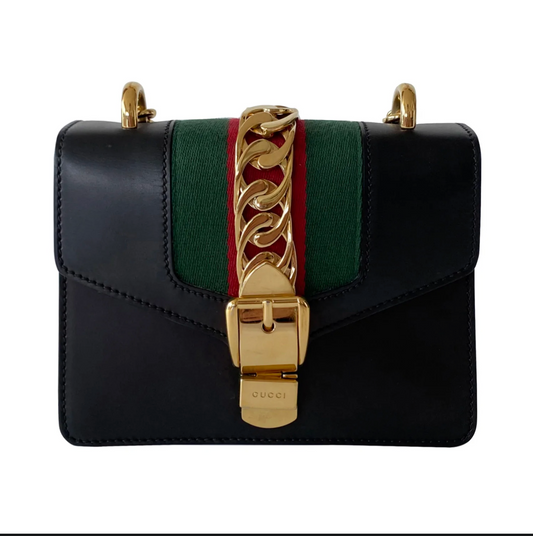 Gucci Caro Chain Leather Crossbody