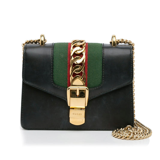 Gucci Chain Leather Crossbody