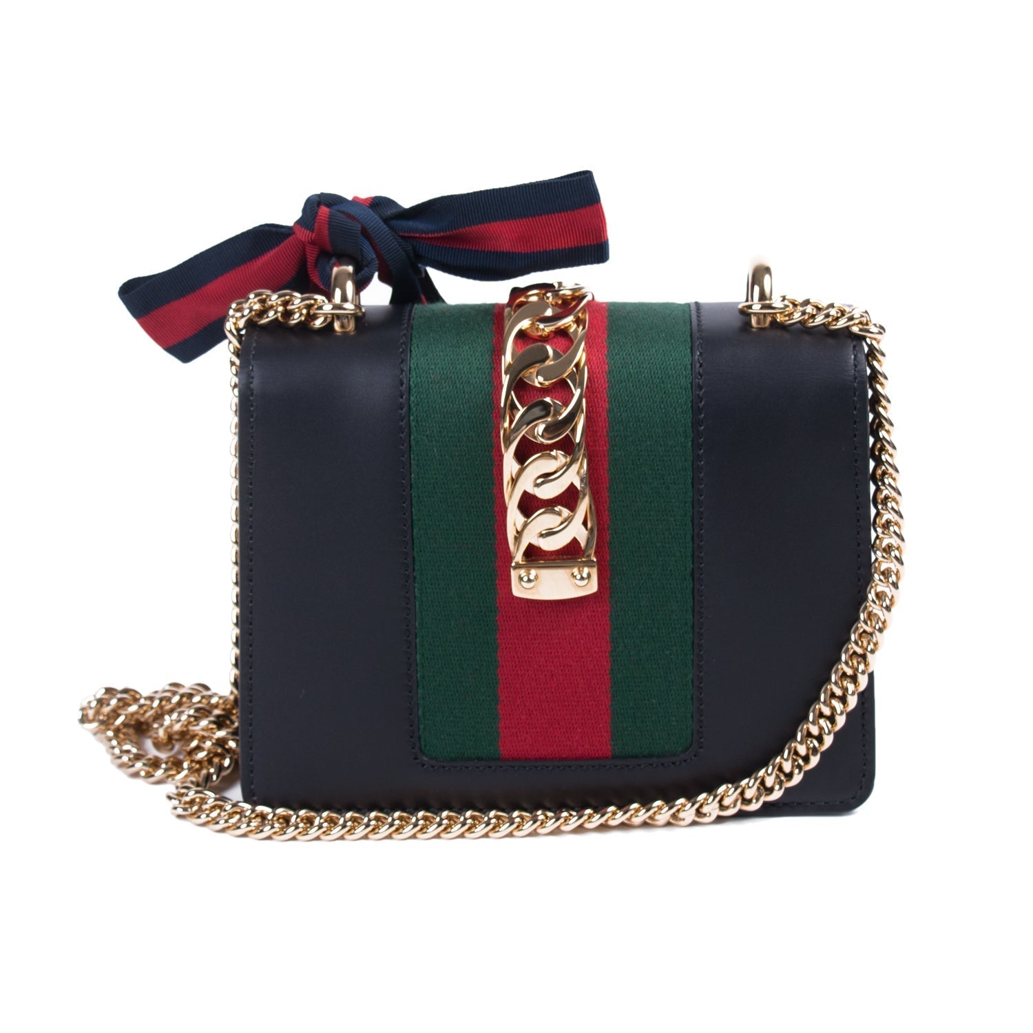 Gucci Sylvie Leather Chain Shoulder Bag Style 5