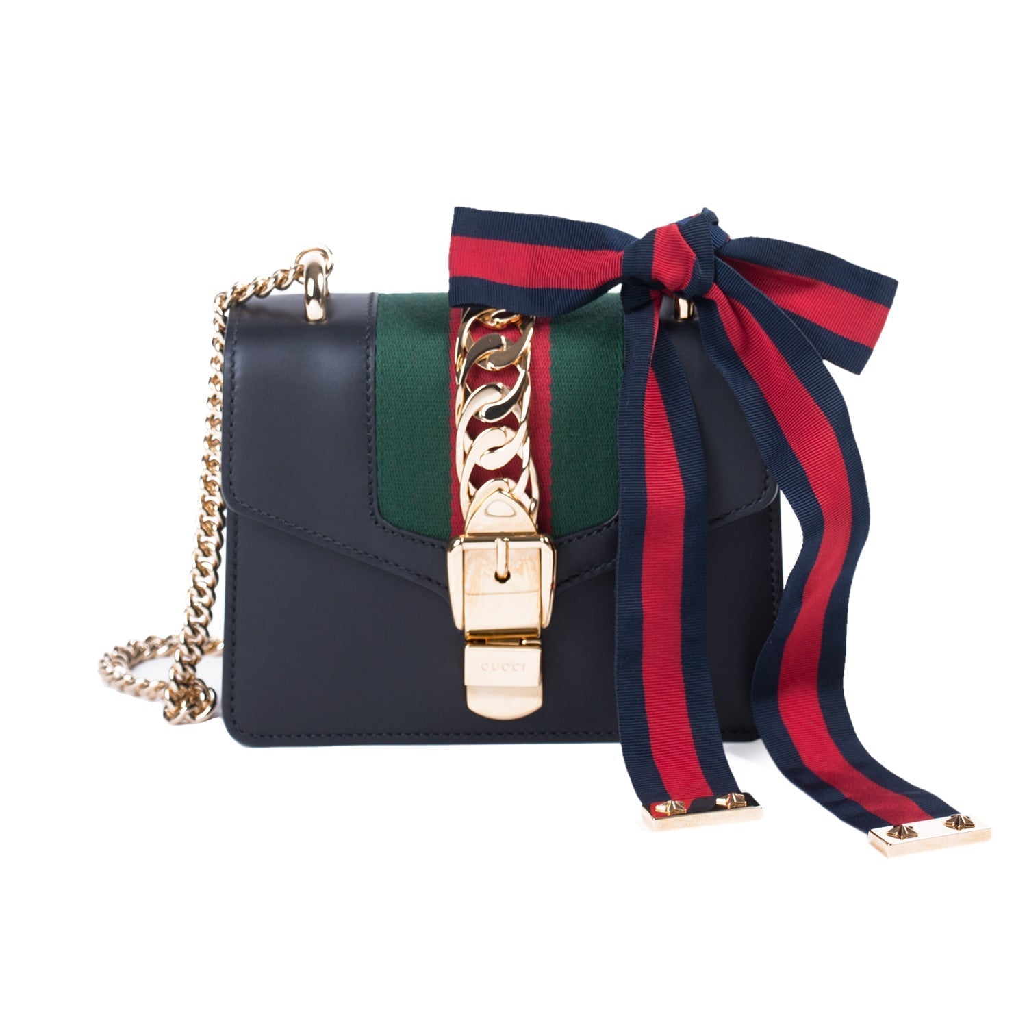 Gucci Sylvie Leather Chain Shoulder Bag Style 5