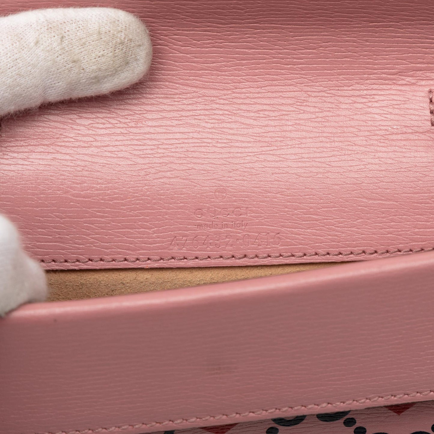 Gucci Mini Textured Leather Valentines Day Dionysus Crossbody