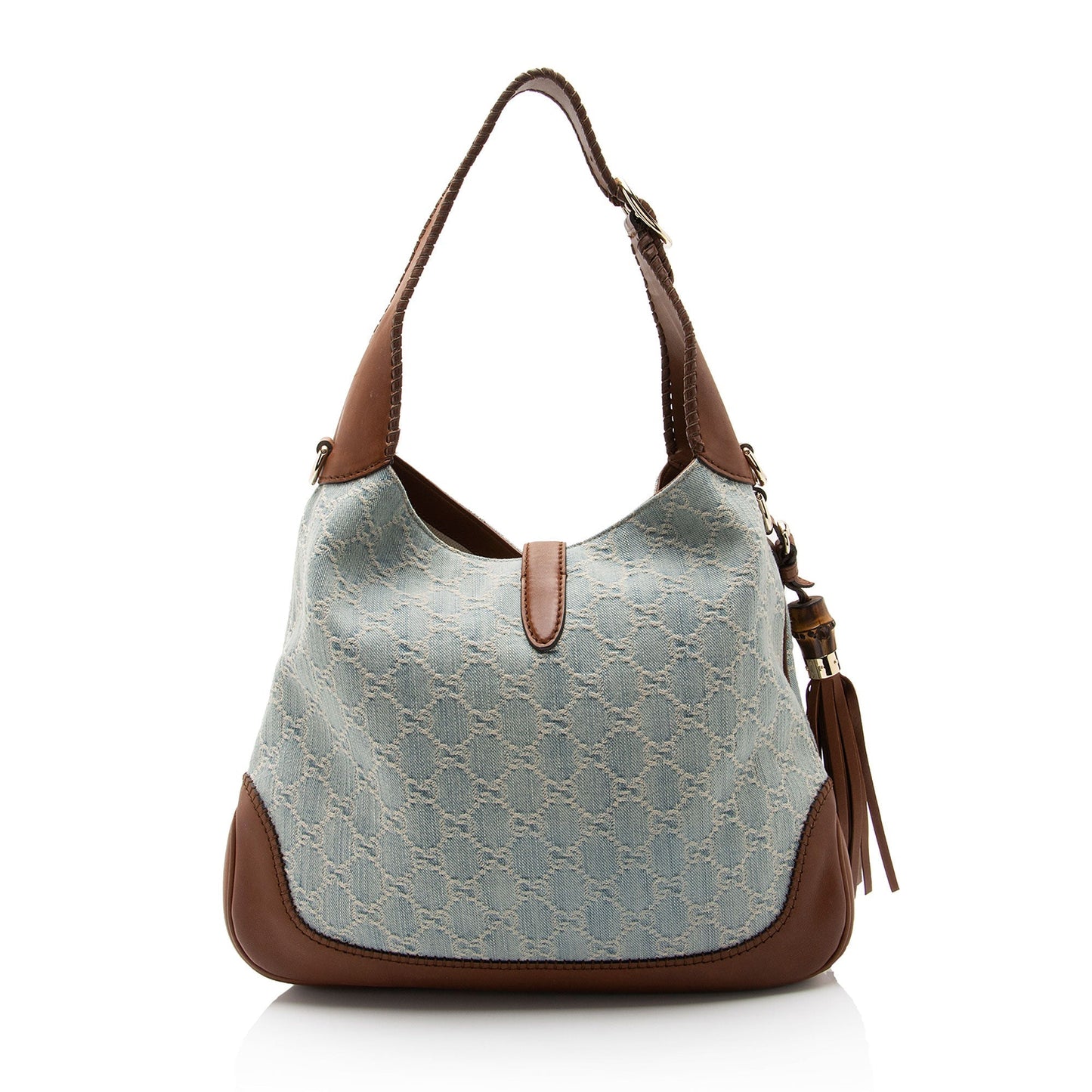 Gucci Leather Canvas Shoulder Bag