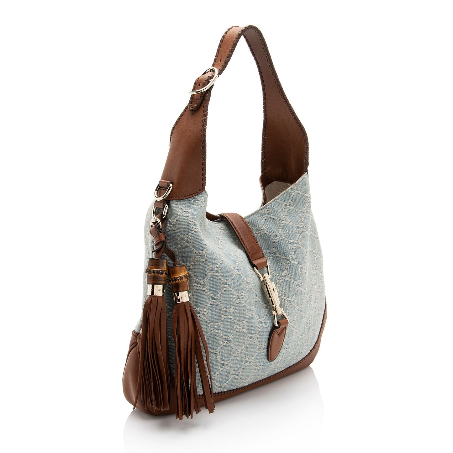 Gucci Leather Canvas Shoulder Bag