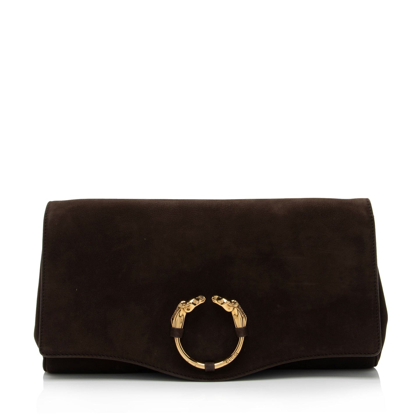 Gucci Leather Canvas Clutch