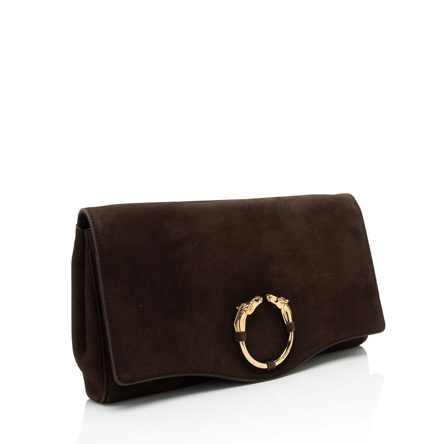 Gucci Leather Canvas Clutch
