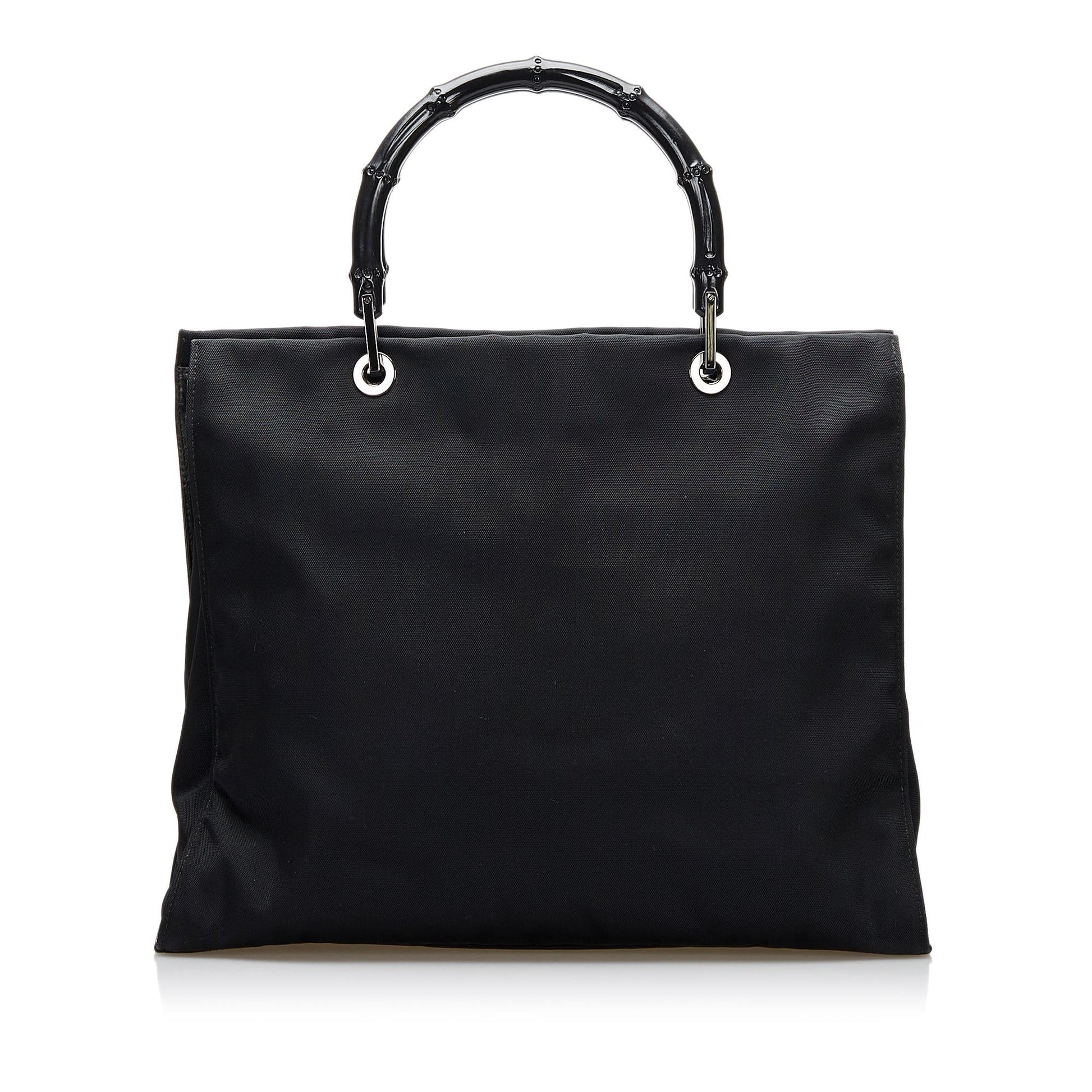 Gucci Nylon Bamboo Tote Bag (SHG-36501)