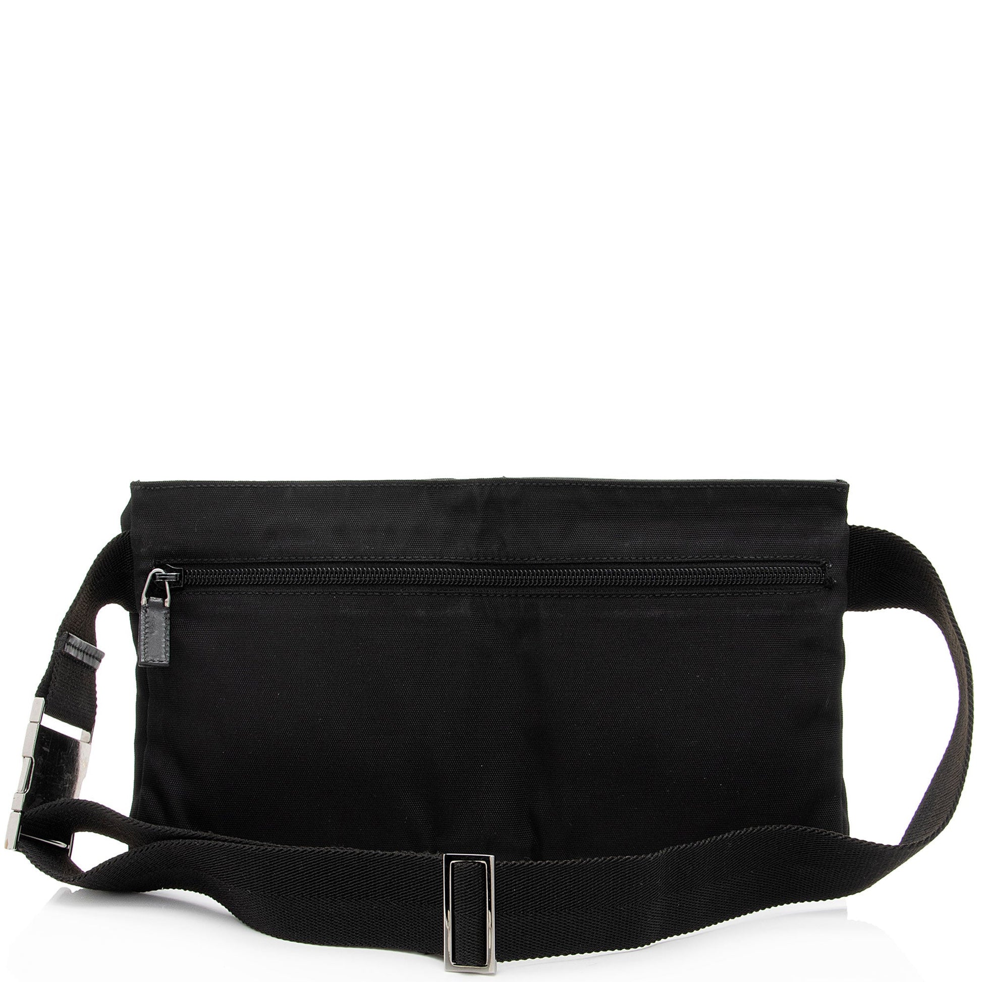 Gucci Nylon Leather Canvas Shoulder Bag