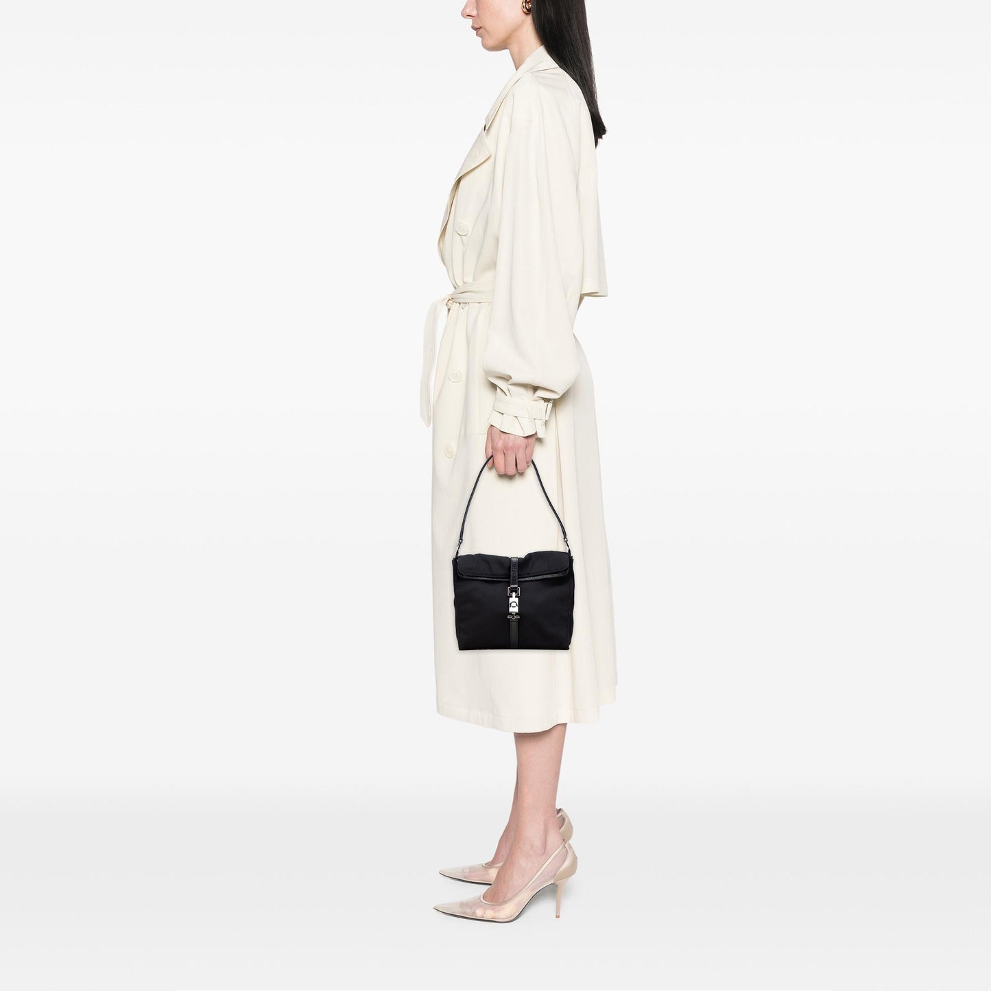 Gucci Nylon Jackie Shoulder Bag