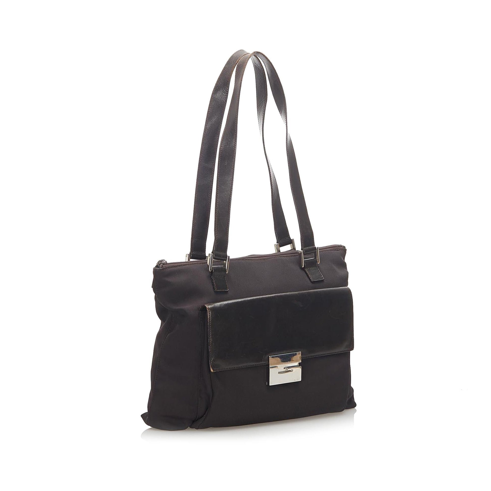 Gucci Nylon Shoulder Bag Style 2