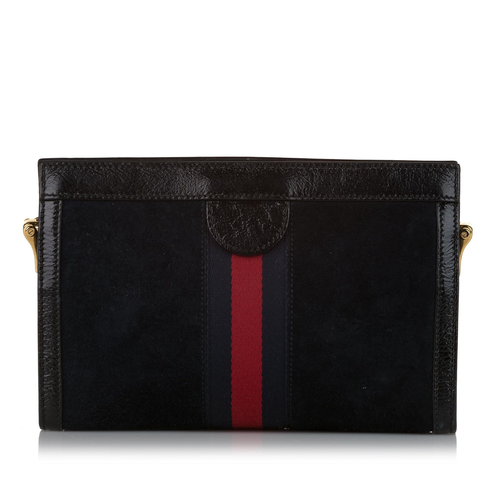 Gucci Ophidia Dragon Suede Crossbody Bag (SHG-34212)