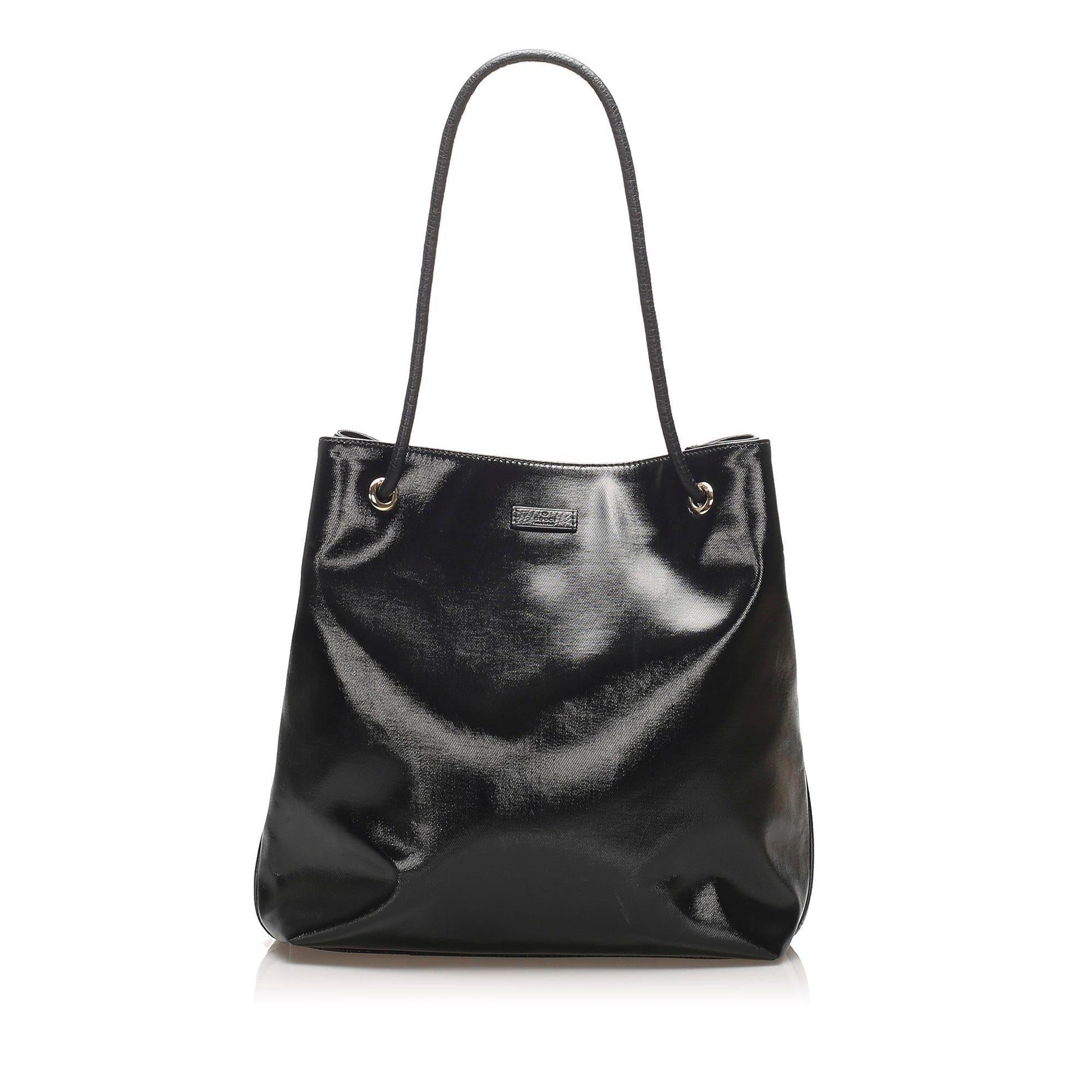 Gucci Leather Patent Leather Tote Style 1