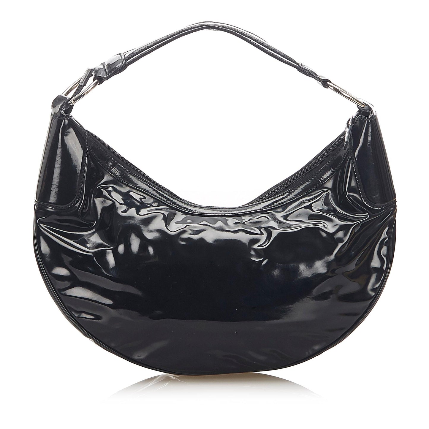 Gucci Leather Patent Leather Shoulder Bag Style 2