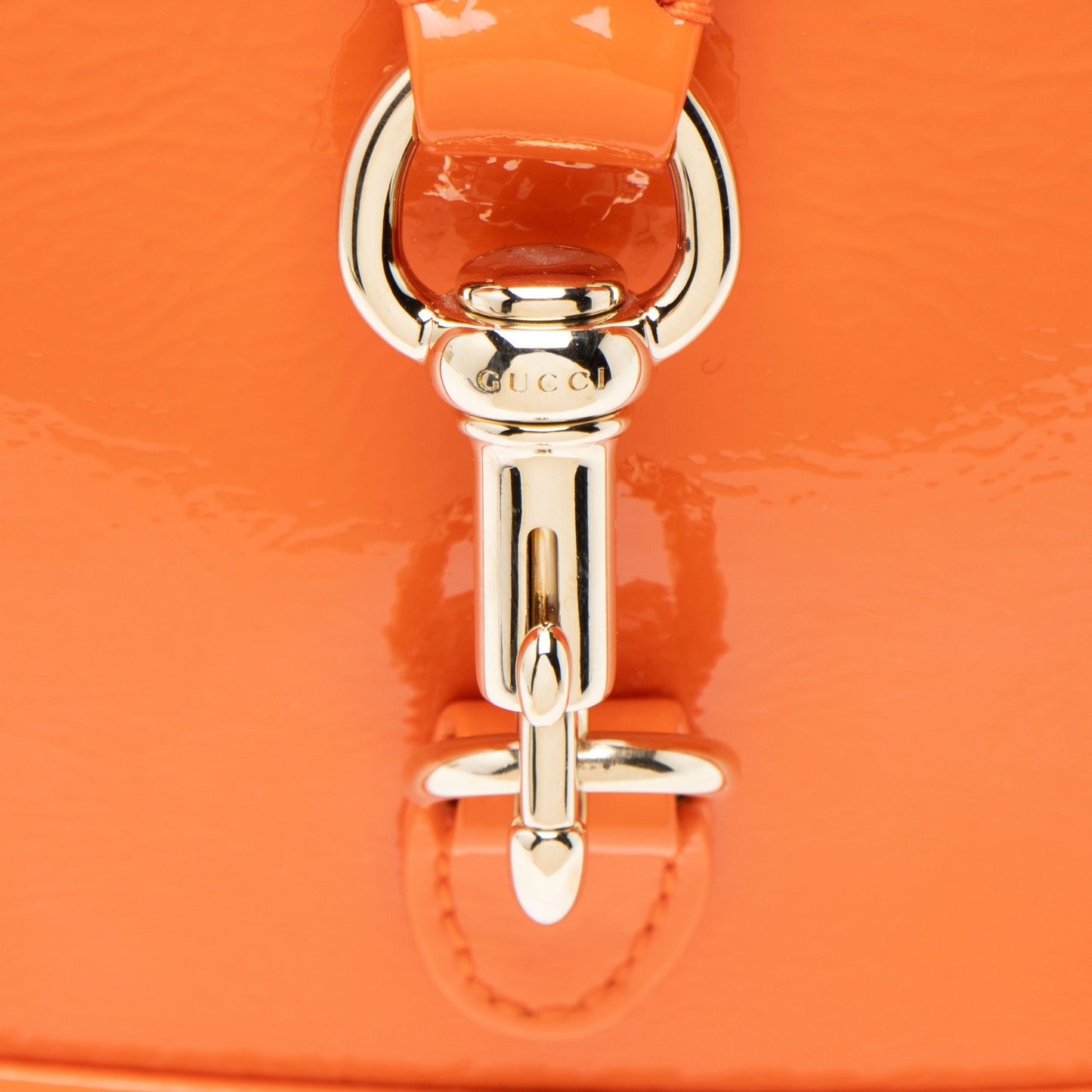 Gucci Patent Leather Jackie Notte Mini Shoulder Bag