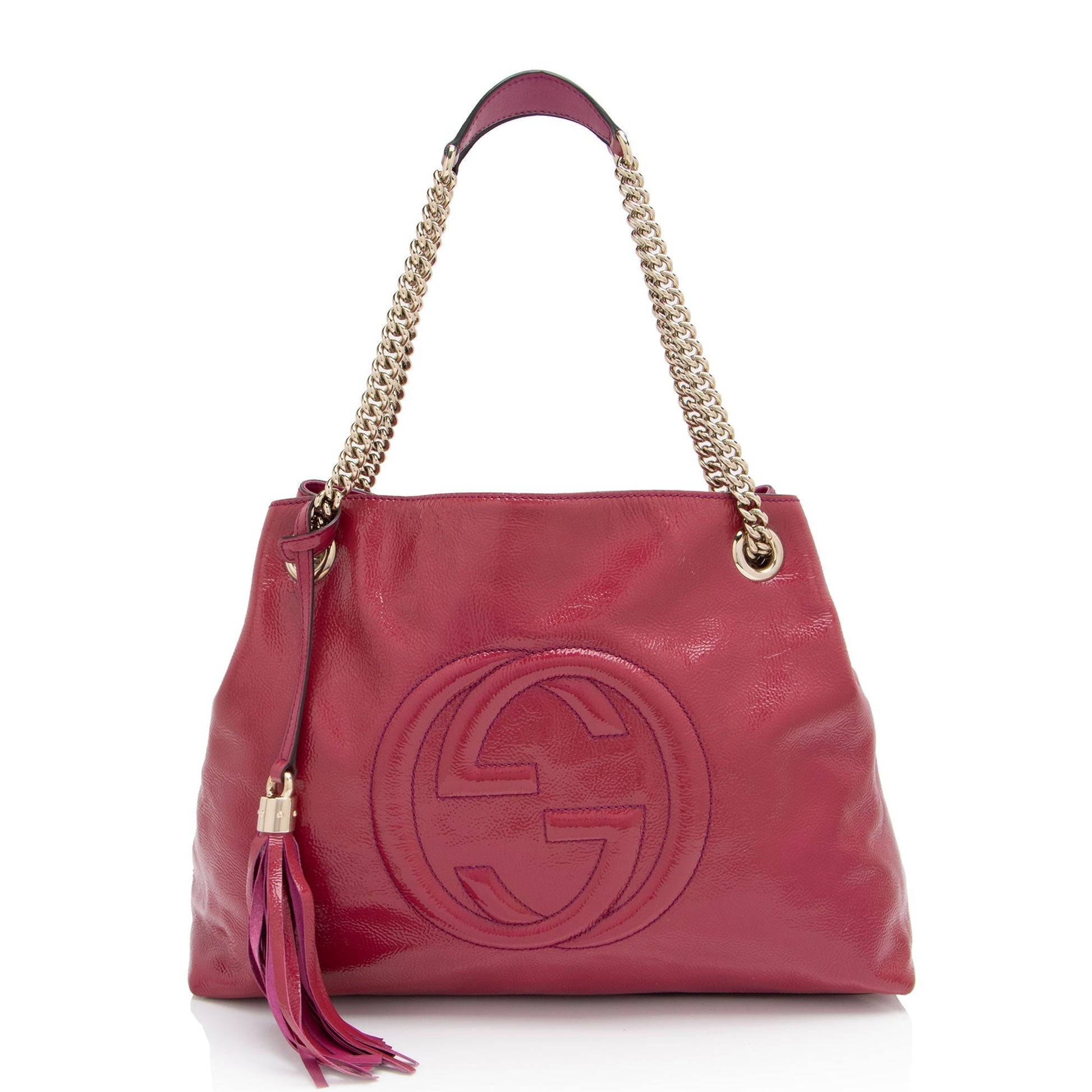 Gucci Leather Canvas Shoulder Bag