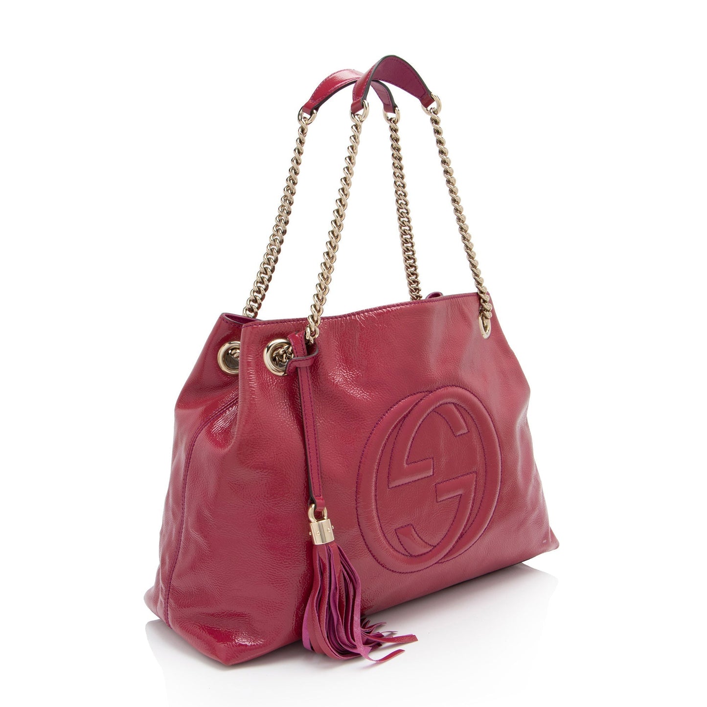 Gucci Leather Canvas Shoulder Bag