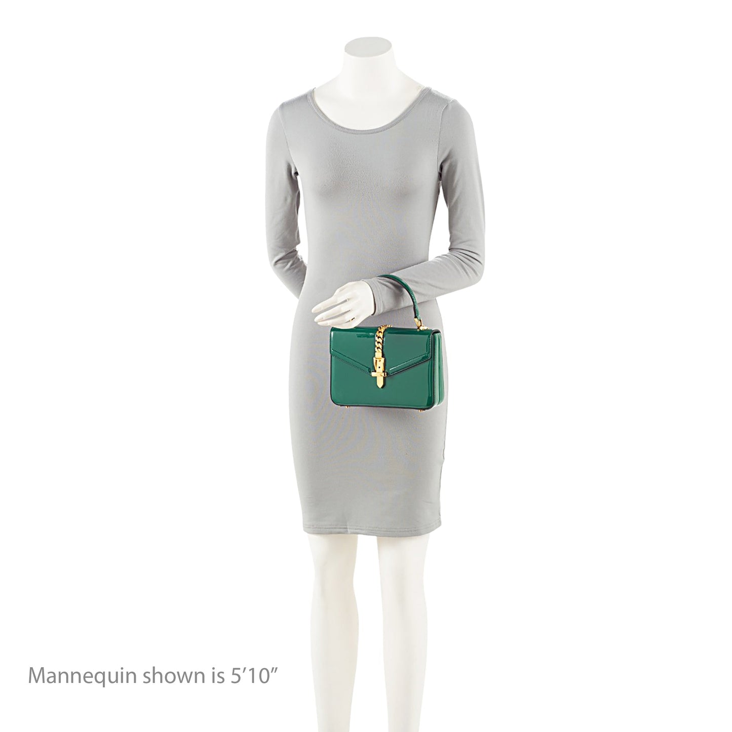 Gucci Patent Leather Sylvie 1969 Mini Top Handle