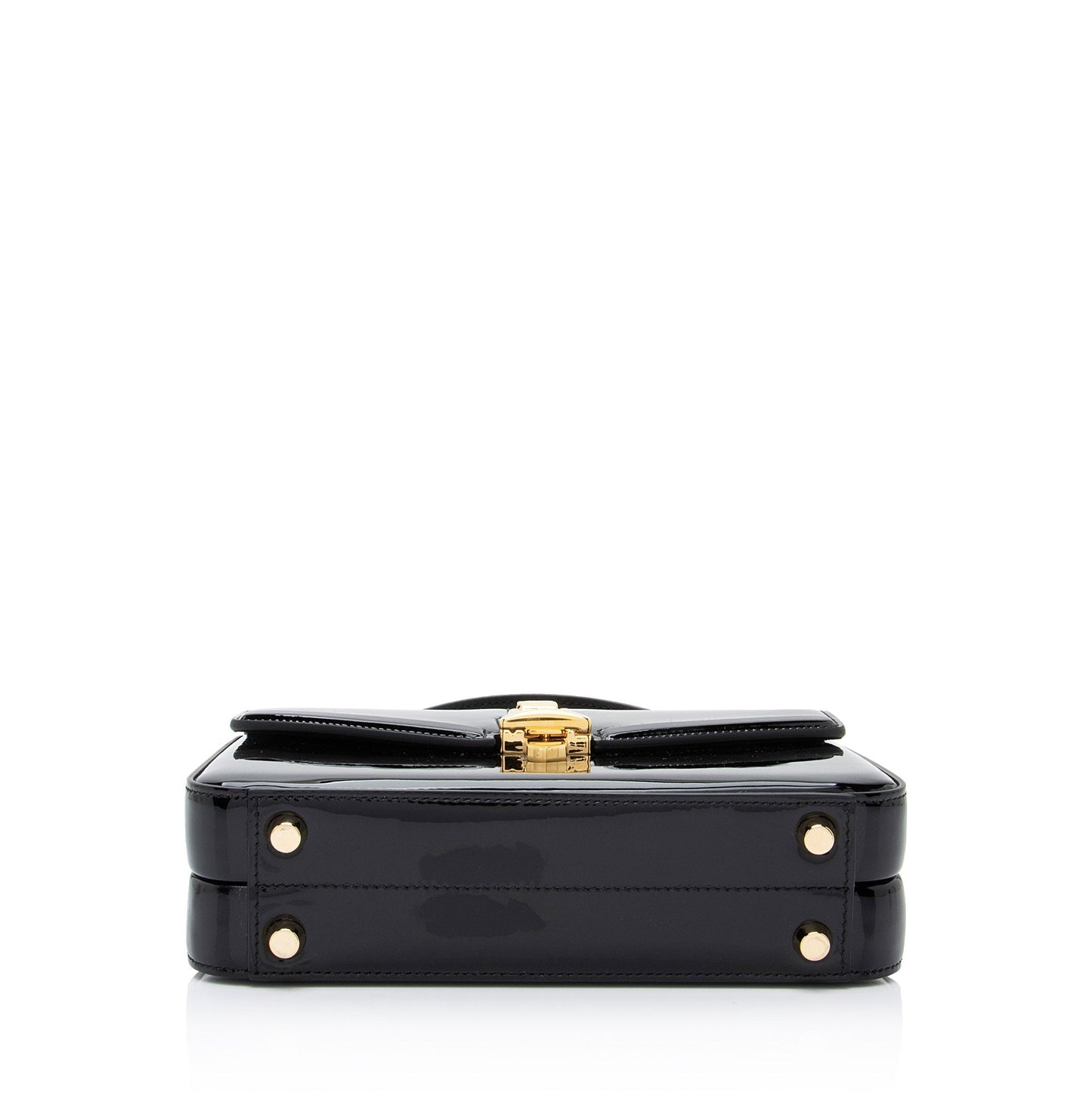Gucci Patent Leather Sylvie 1969 Mini Top Handle