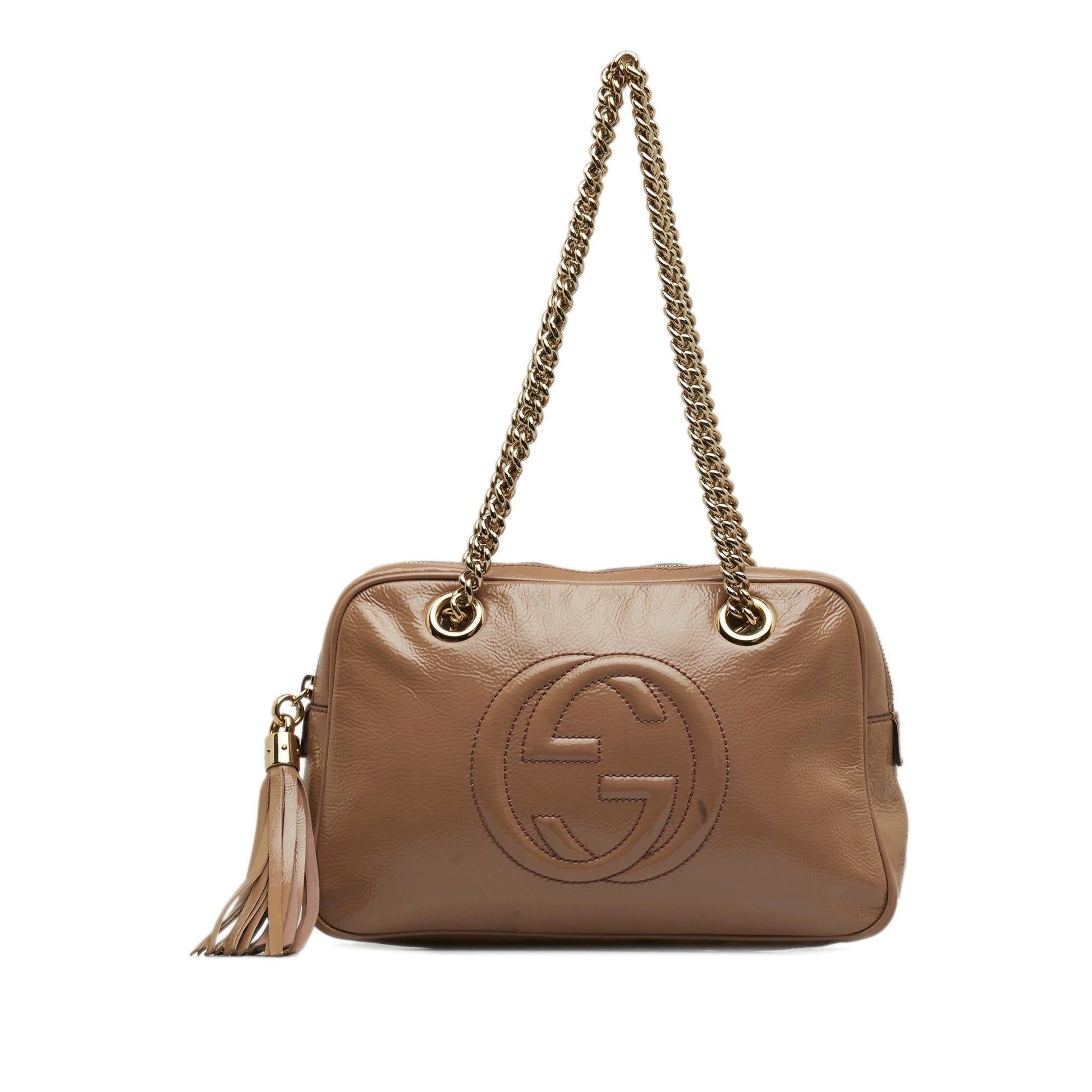 Gucci Chain Leather Shoulder Bag