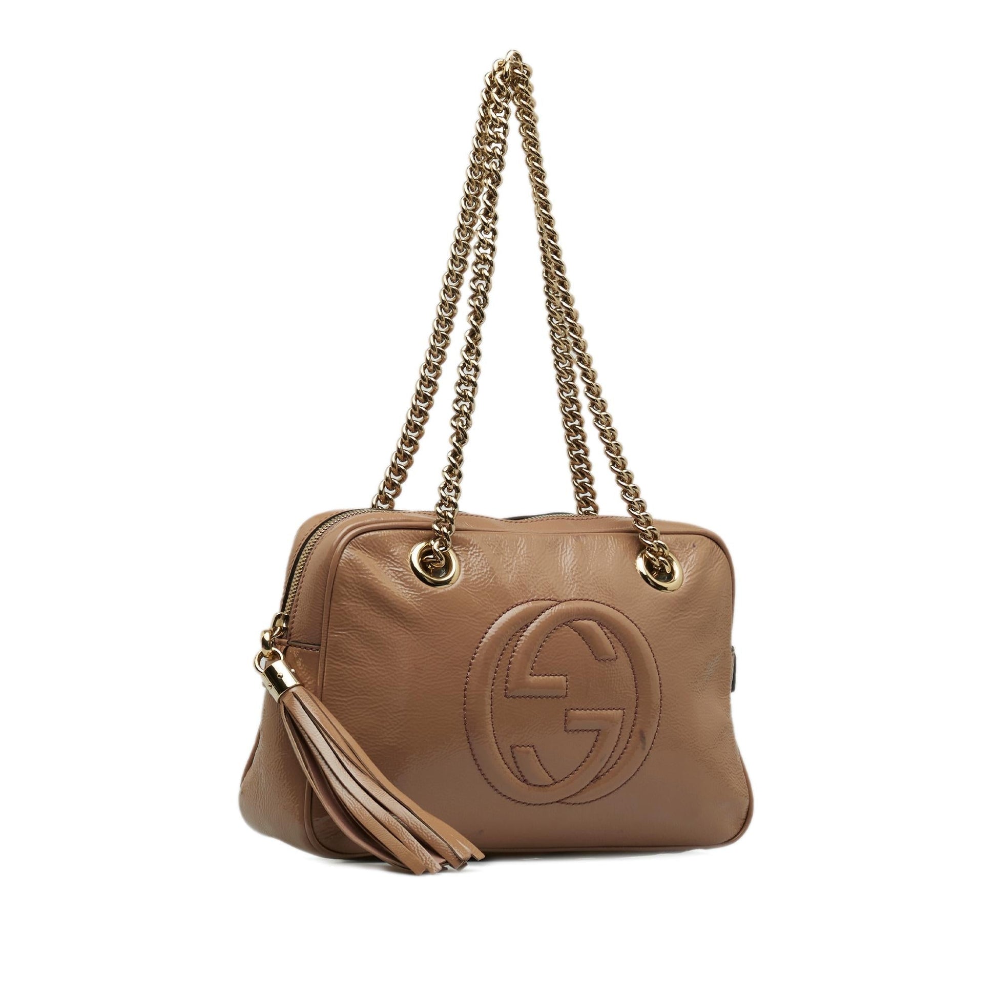 Gucci Chain Leather Shoulder Bag