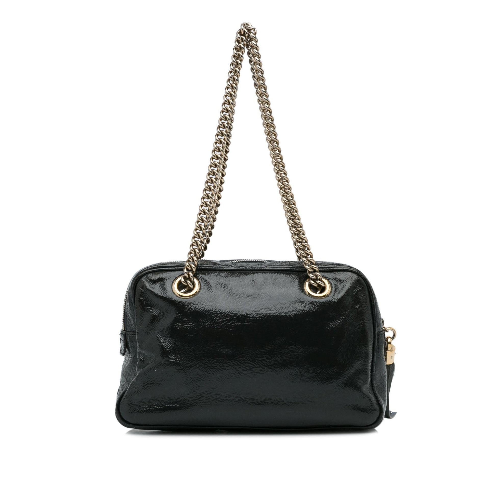 Gucci Chain Leather Shoulder Bag