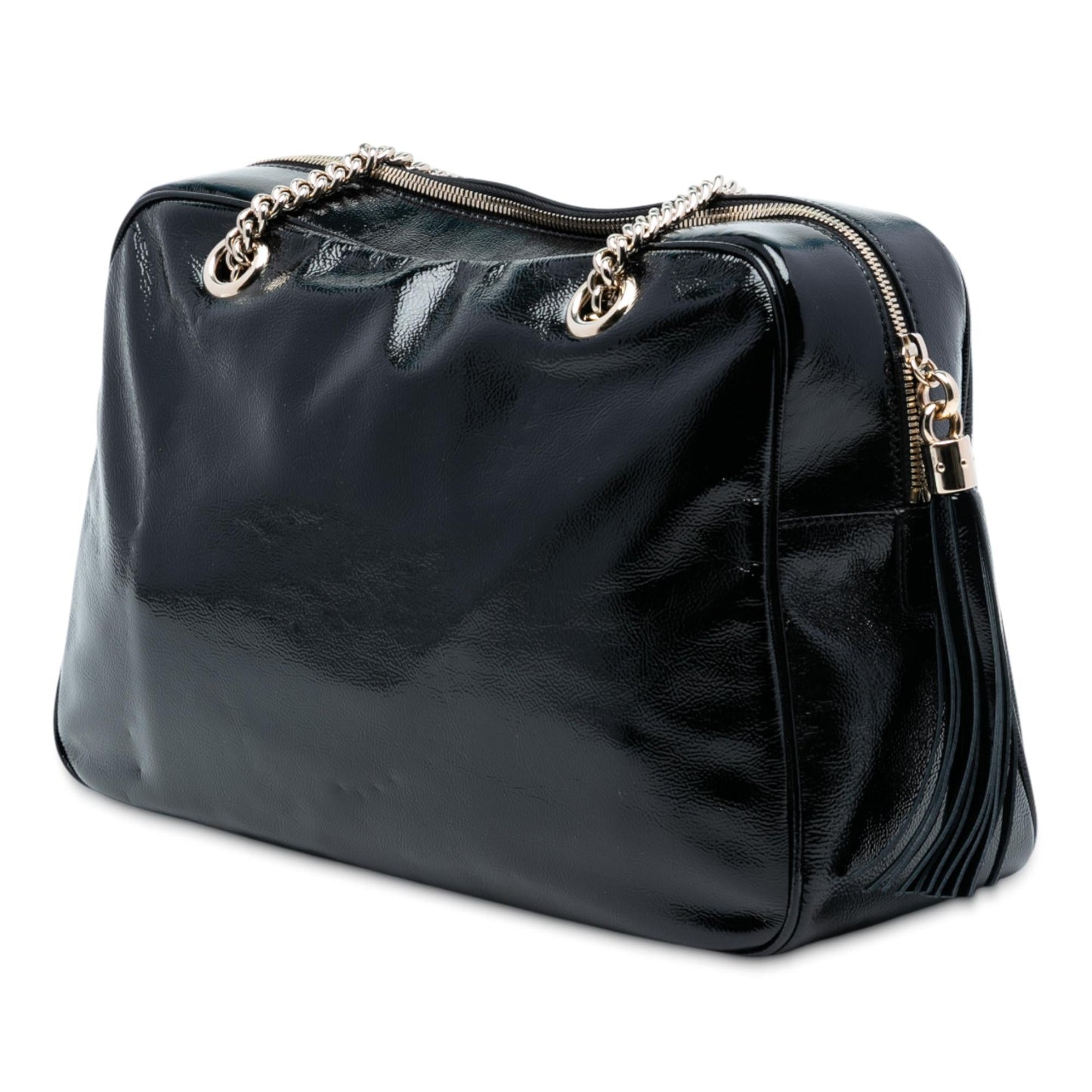 Gucci Patent Soho Chain Shoulder Bag