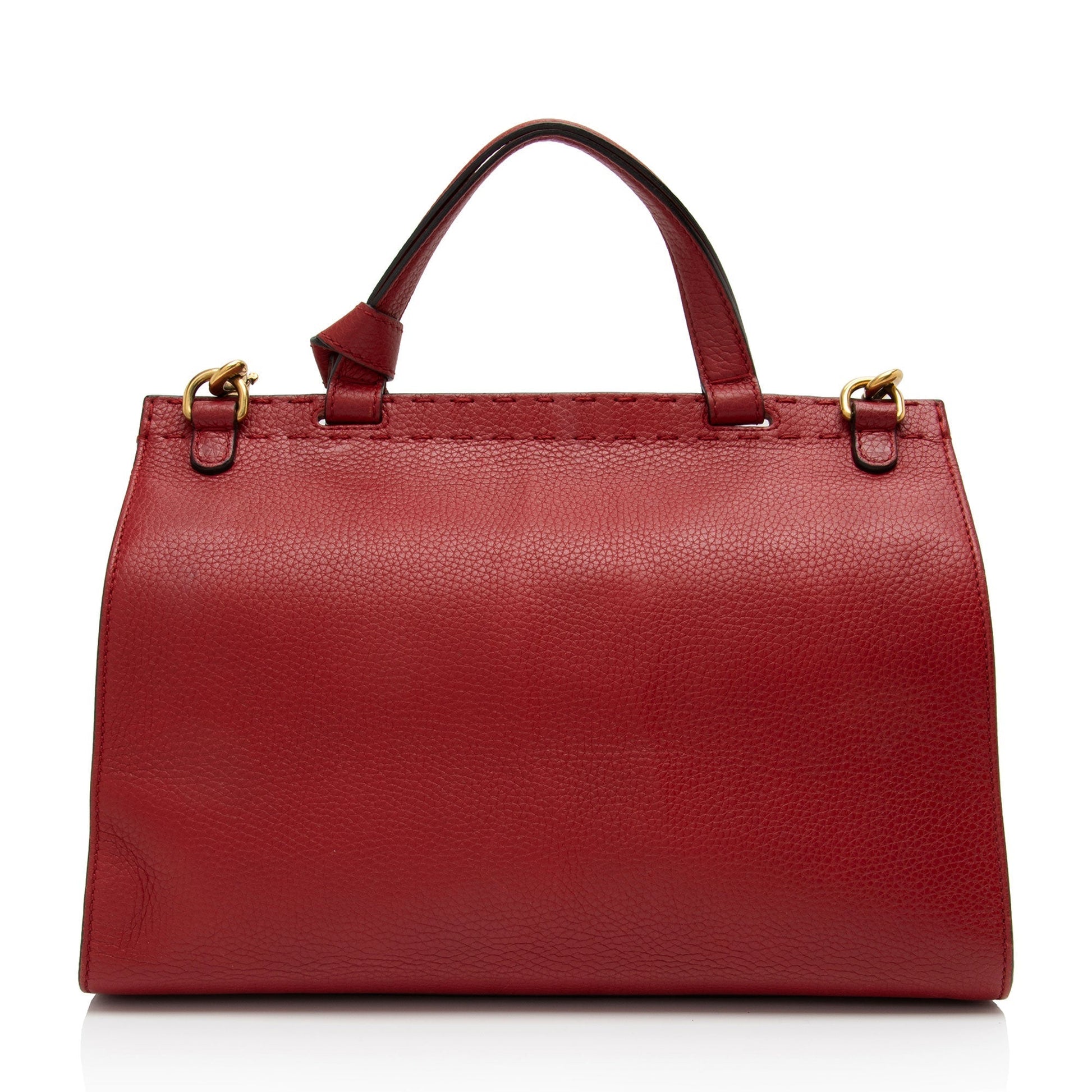 Gucci Leather Canvas Shoulder Bag