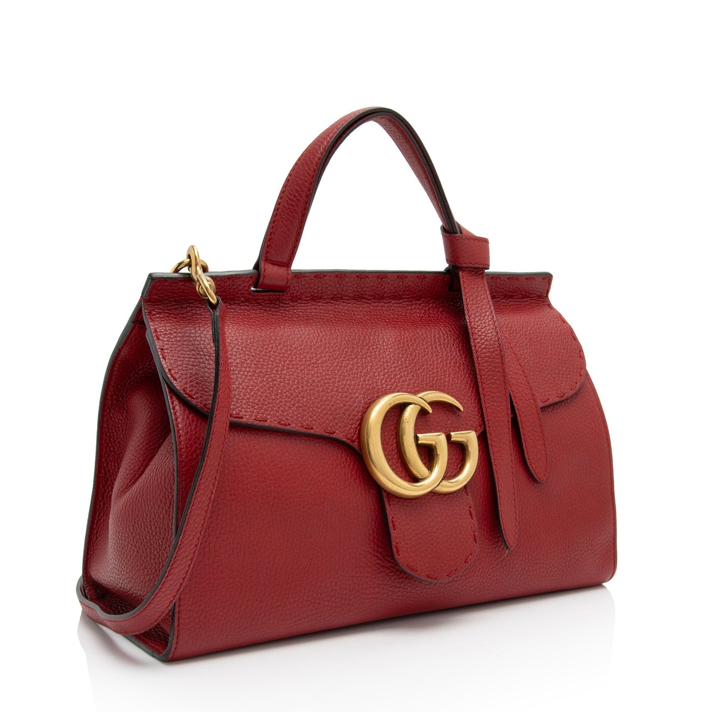 Gucci Leather Canvas Shoulder Bag