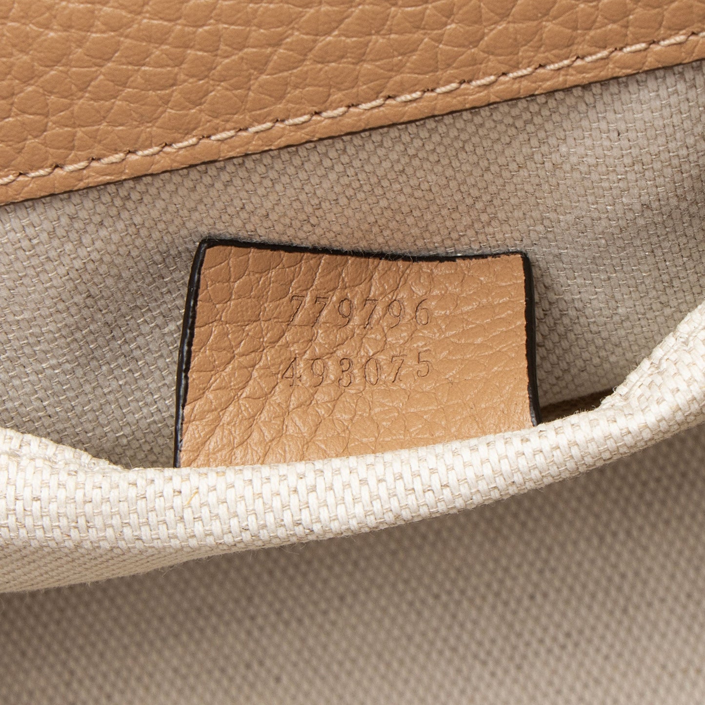 Gucci Pebbled Leather GG Marmont Top Handle