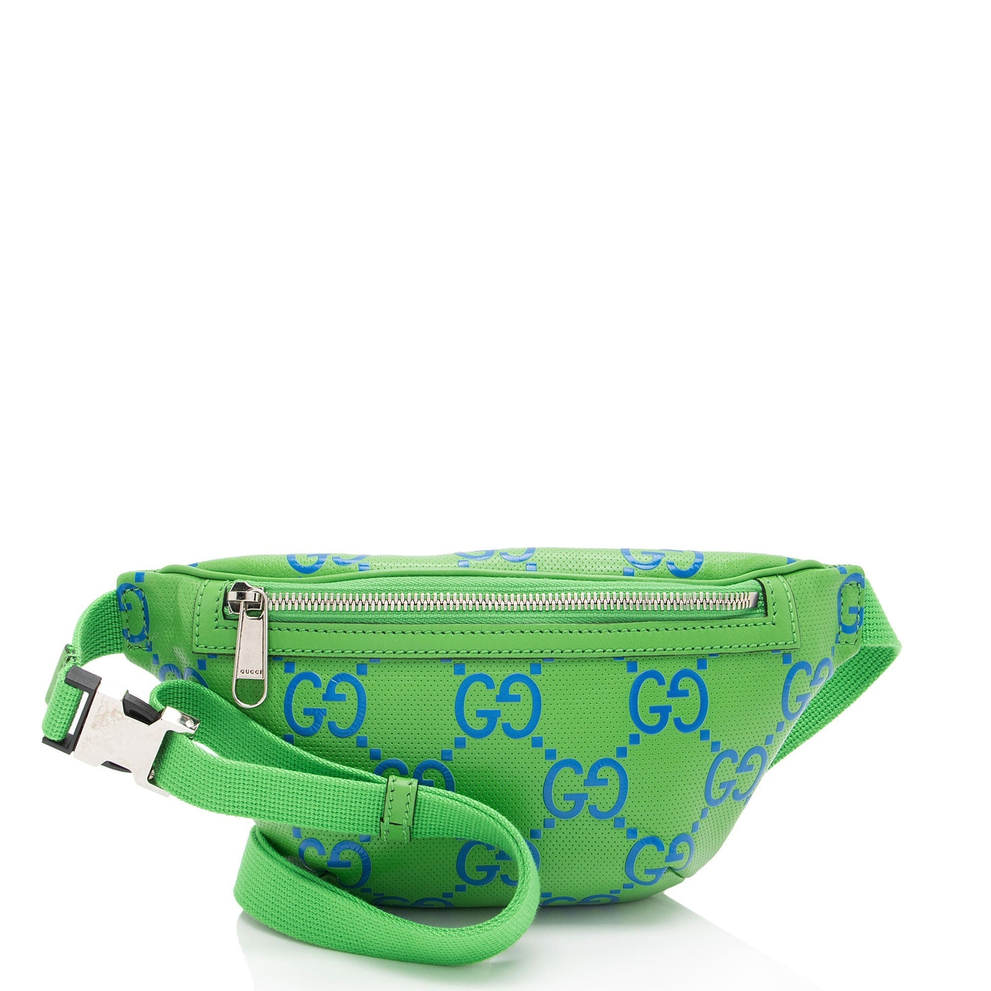 Gucci Nylon Leather Shoulder Bag