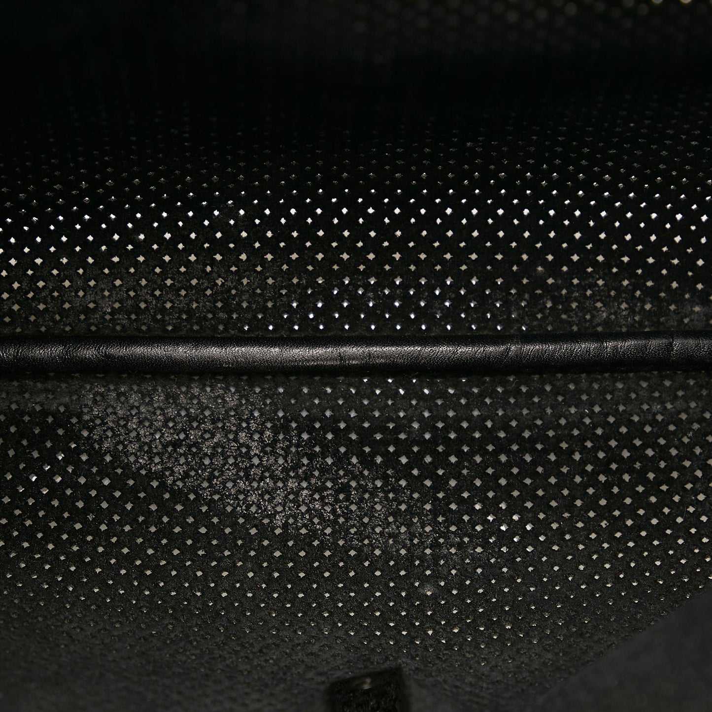 Gucci Perforated Jackie Leather Shoulder Bag