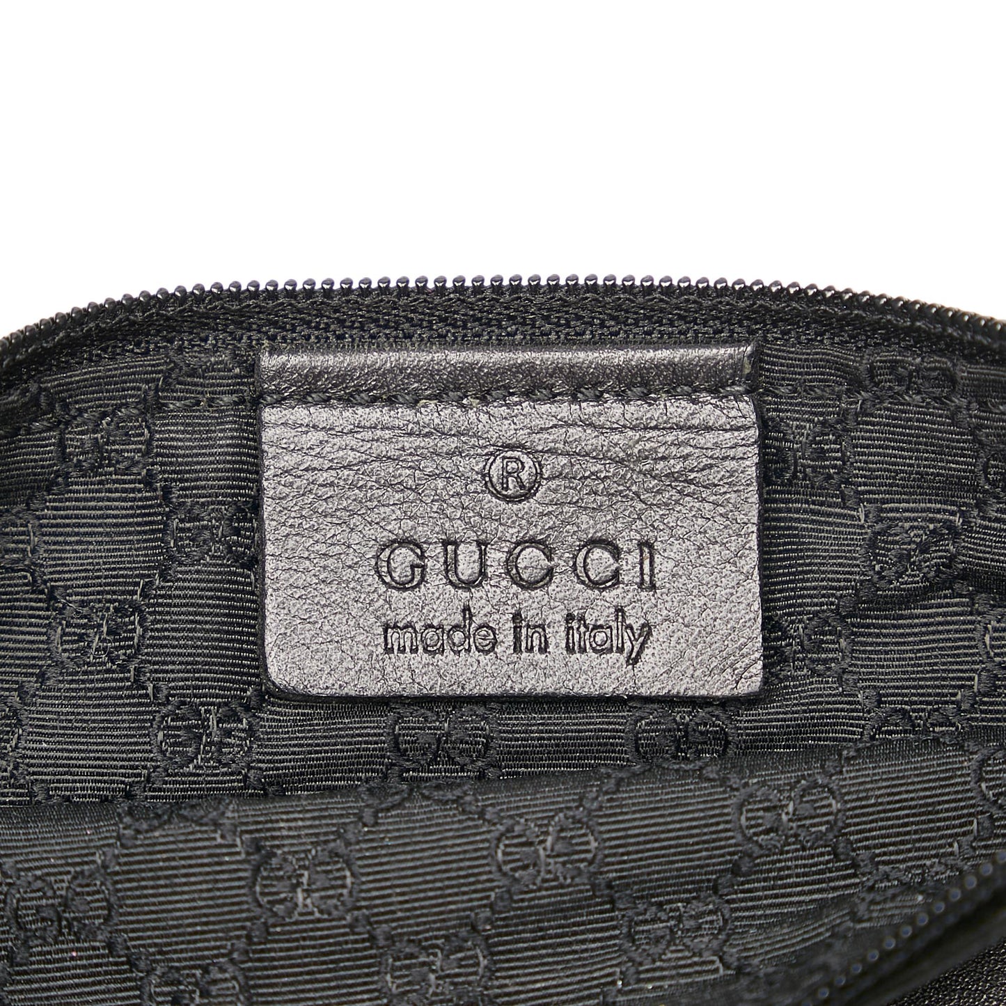 Gucci Perforated Jackie Leather Shoulder Bag