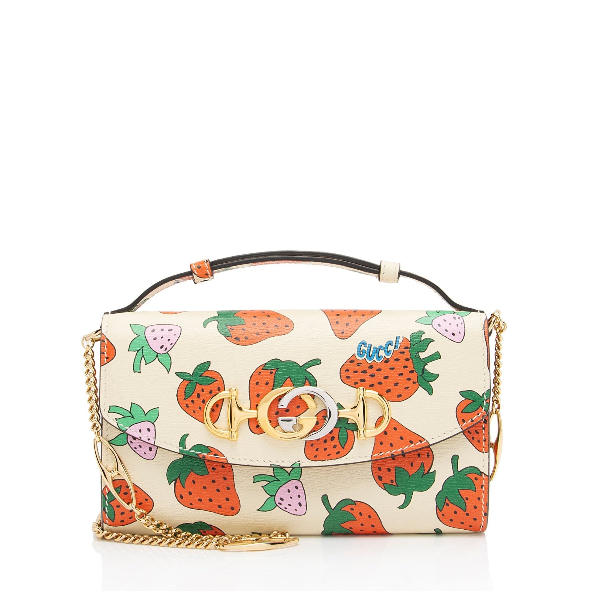 Gucci Nylon Leather Mini Shoulder Bag