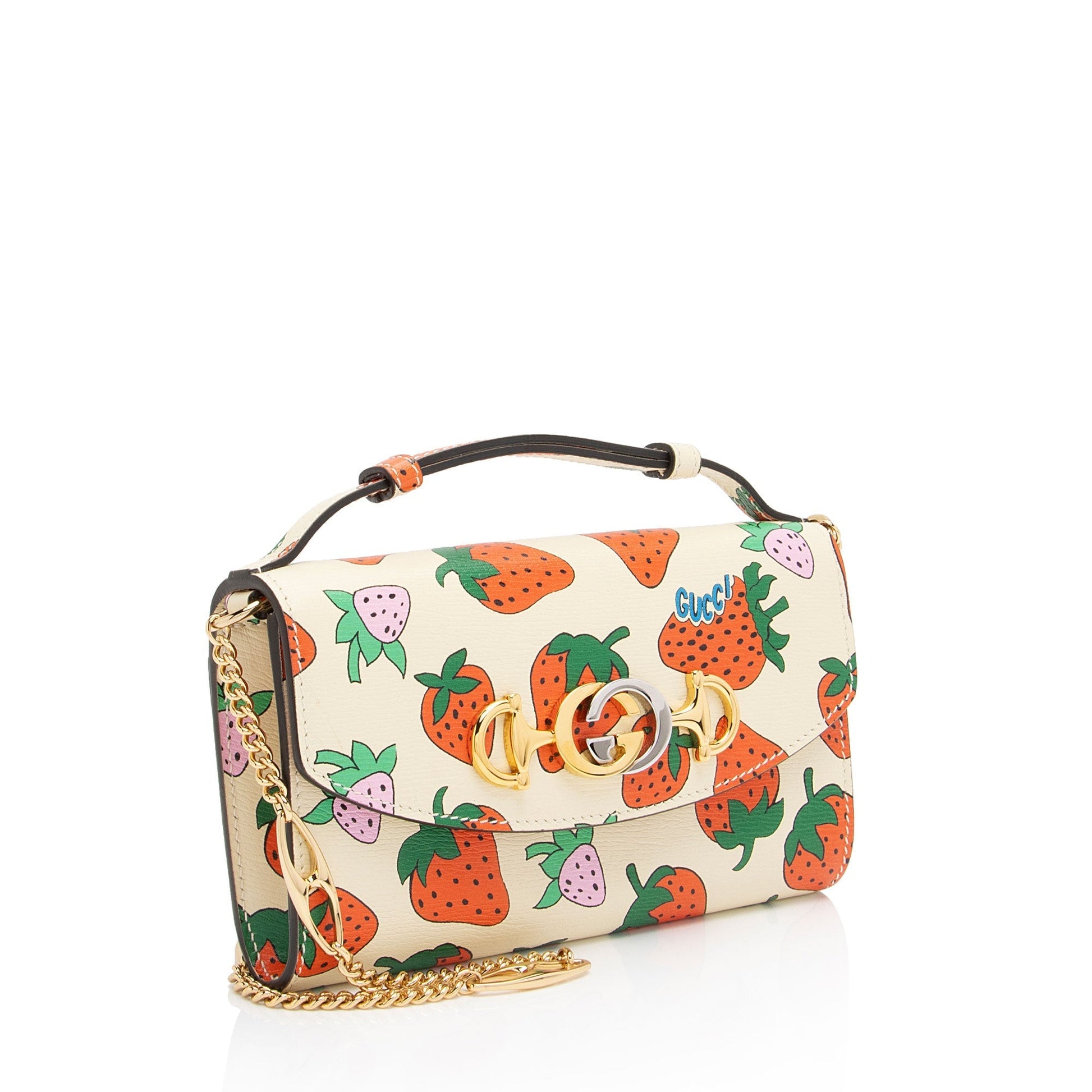 Gucci Nylon Leather Mini Shoulder Bag