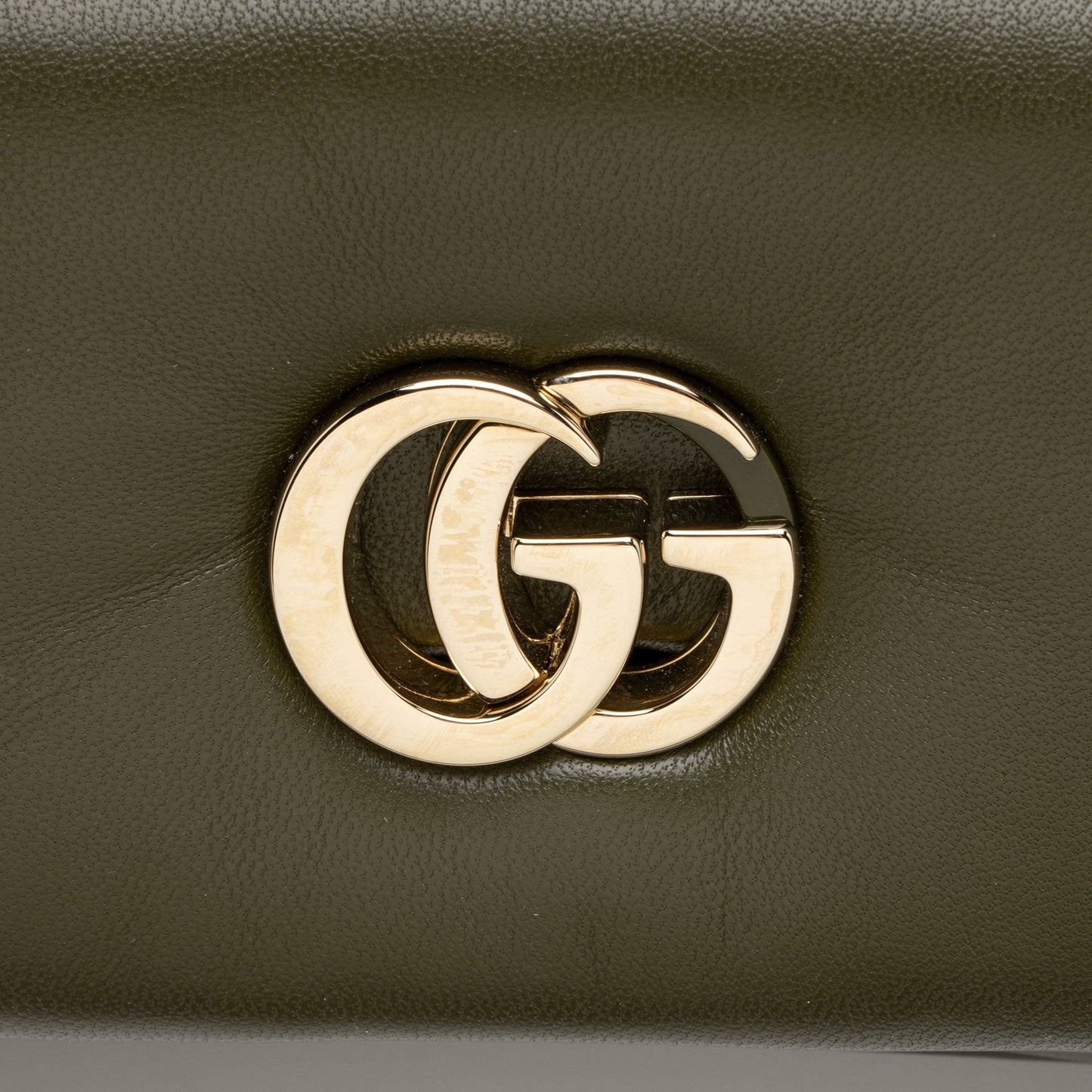 Gucci Puffy Leather GG Milano Small Top Handle