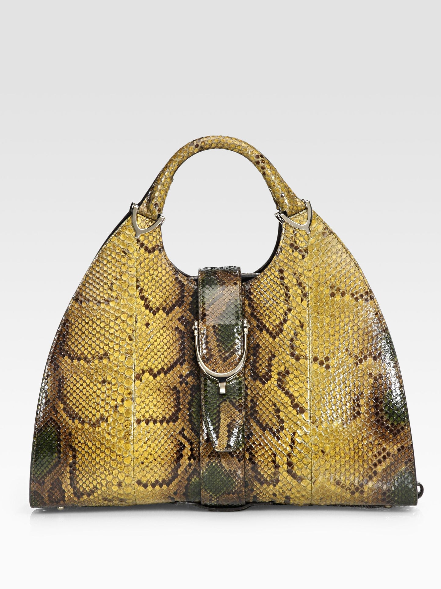 Gucci Caro Leather Top Handle Handbag