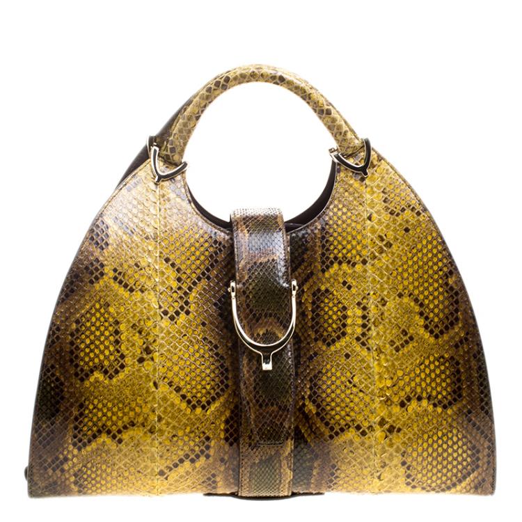 Gucci Caro Leather Top Handle Handbag